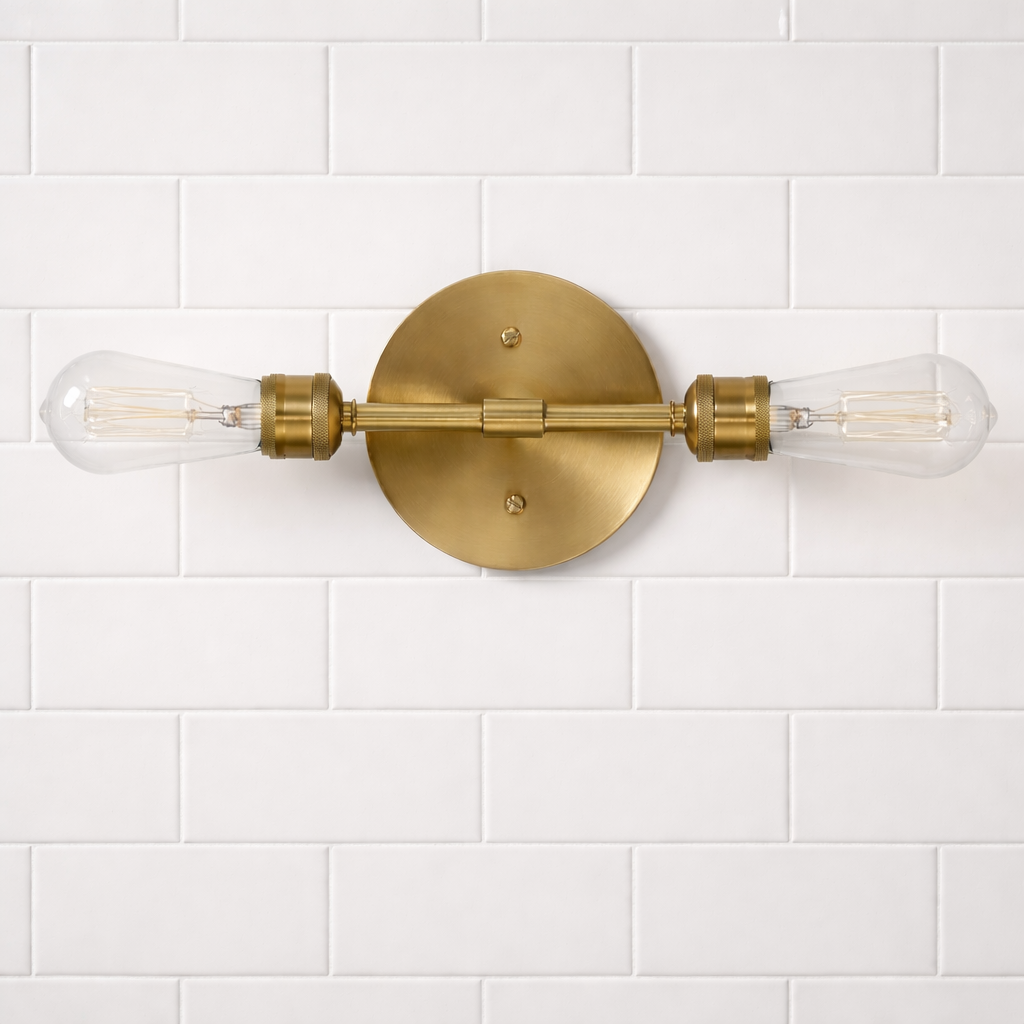 Reverie Double Lights Wall Sconce | Sleek and Symmetrical Modern Lighting