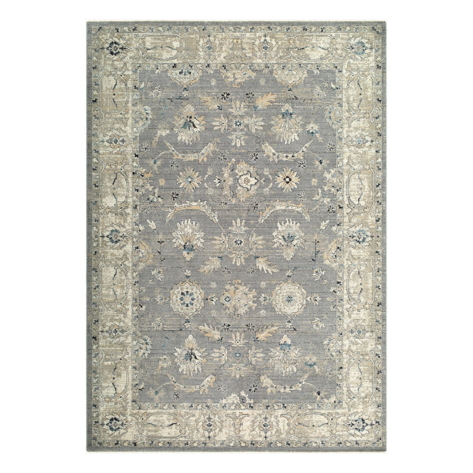 Reflection Beige/Medium Gray Machine Woven Rug RFL-2300 - 2'7" x 10'