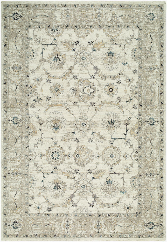 Reflection Beige/Medium Gray Machine Woven Rug RFL-2301 - 2'7" x 10'