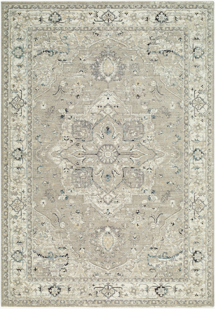 Reflection Beige/Medium Gray Machine Woven Rug RFL-2302 - 2'7" x 10'