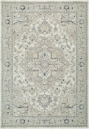 Reflection Beige/Medium Gray Machine Woven Rug RFL-2303 - 2'7" x 10'