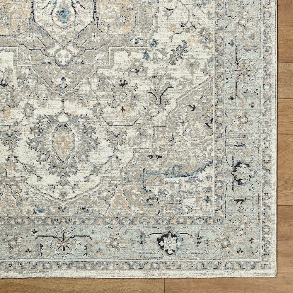 Reflection Beige/Medium Gray Machine Woven Rug RFL-2303 - overhead