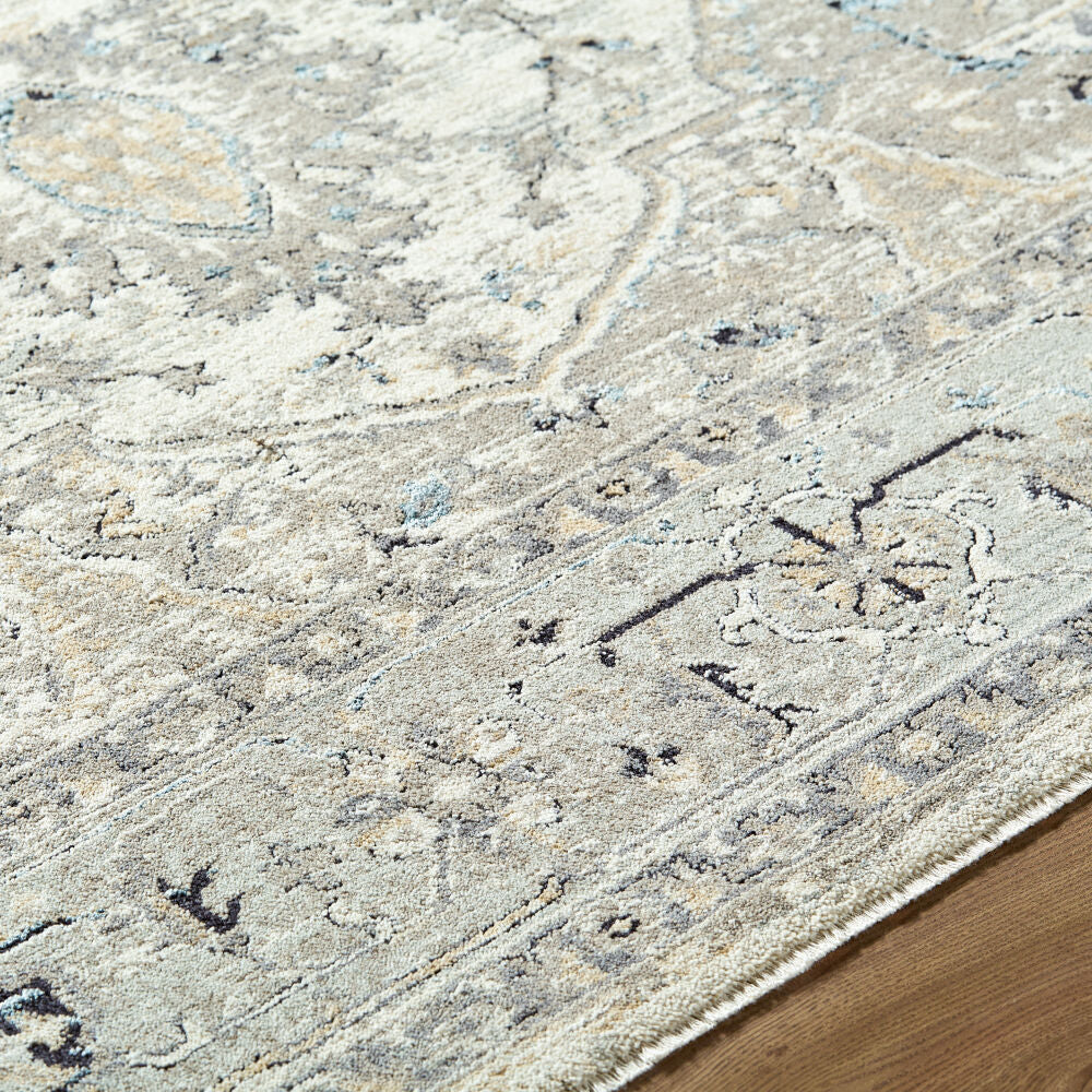 Reflection Beige/Medium Gray Machine Woven Rug RFL-2303 - texture