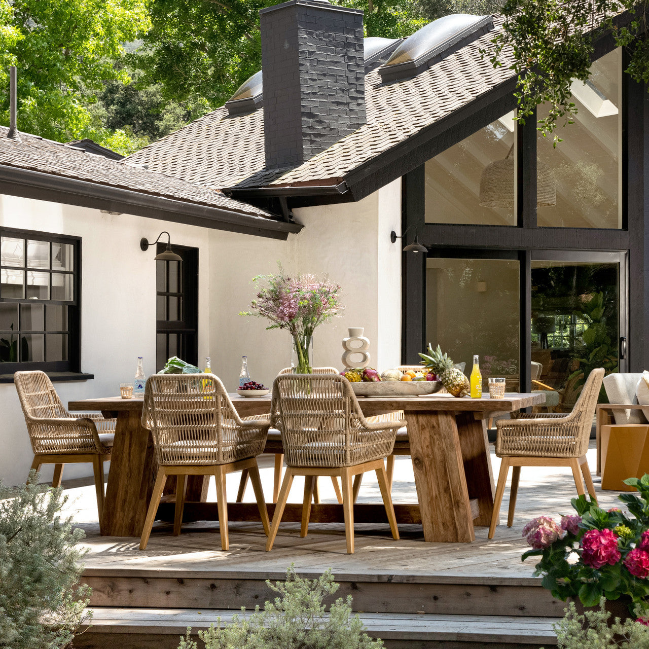 Kenna Outdoor Dining Chair Set of 2 27"