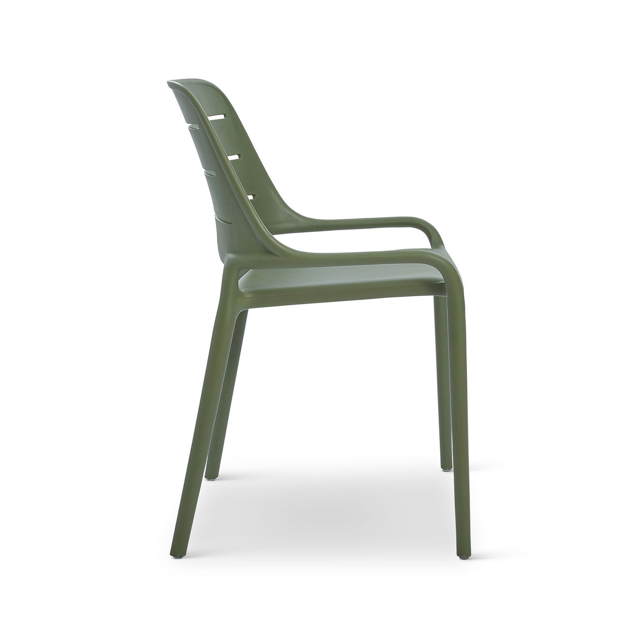 Jasper Outdoor Stacking Chair (Set of 4) - Army Green