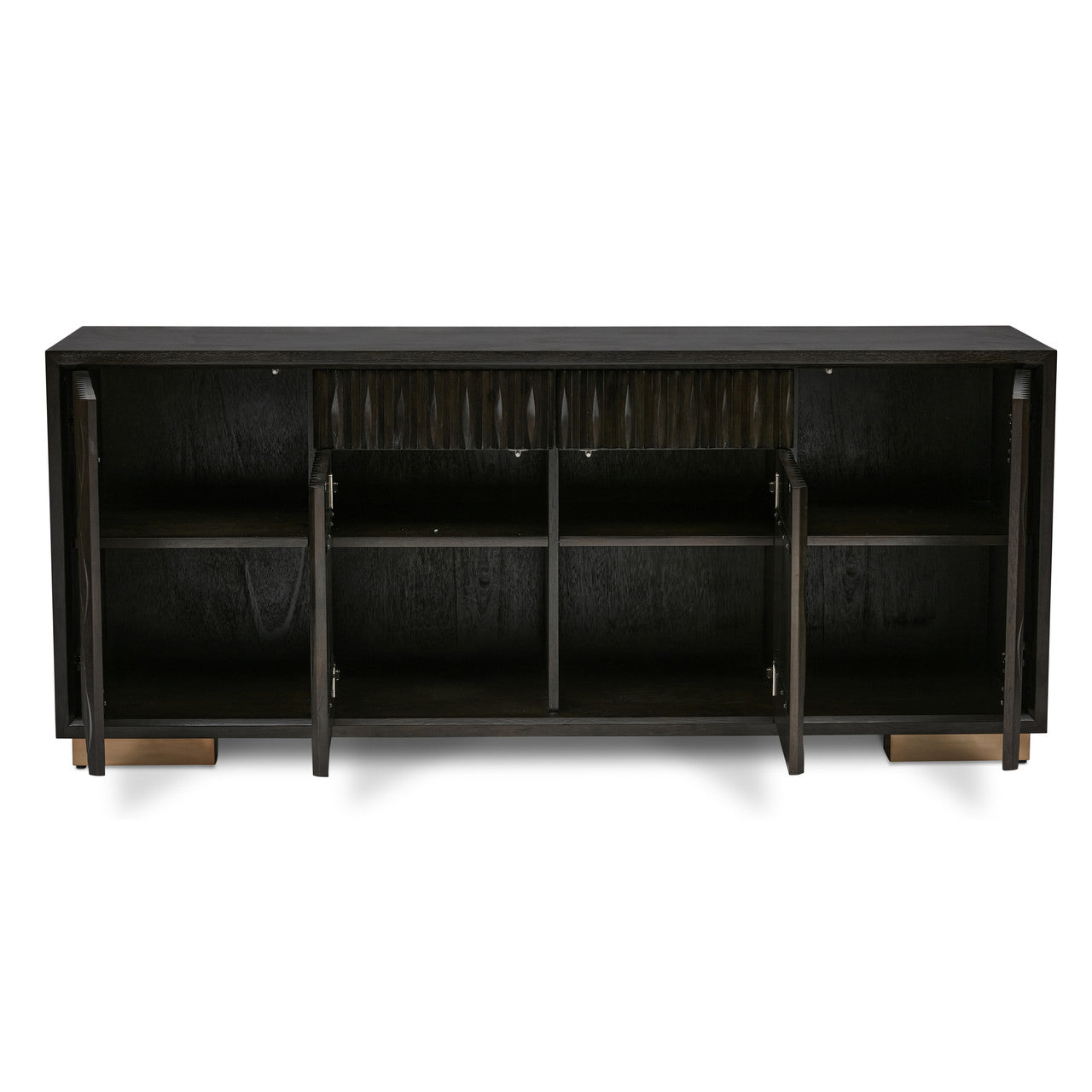 IE Series - Madison Buffet - Charcoal - Gold Base
