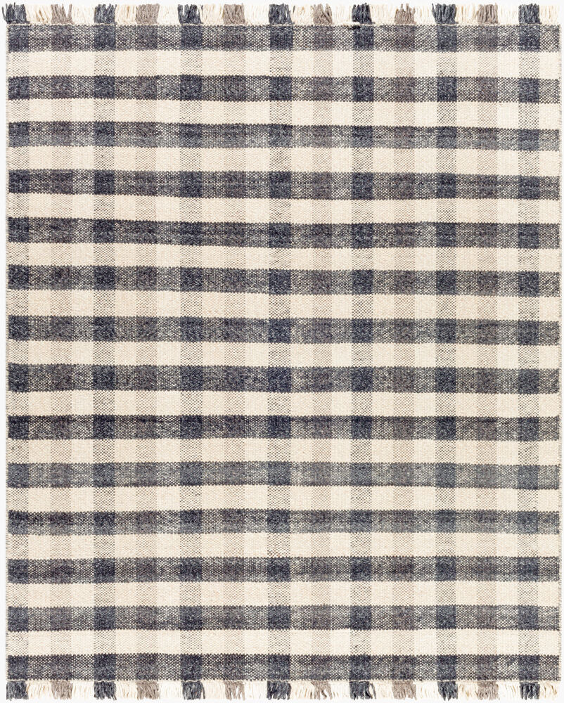 Reliance Charcoal/Tan Handmade Rug - 2' x 3'