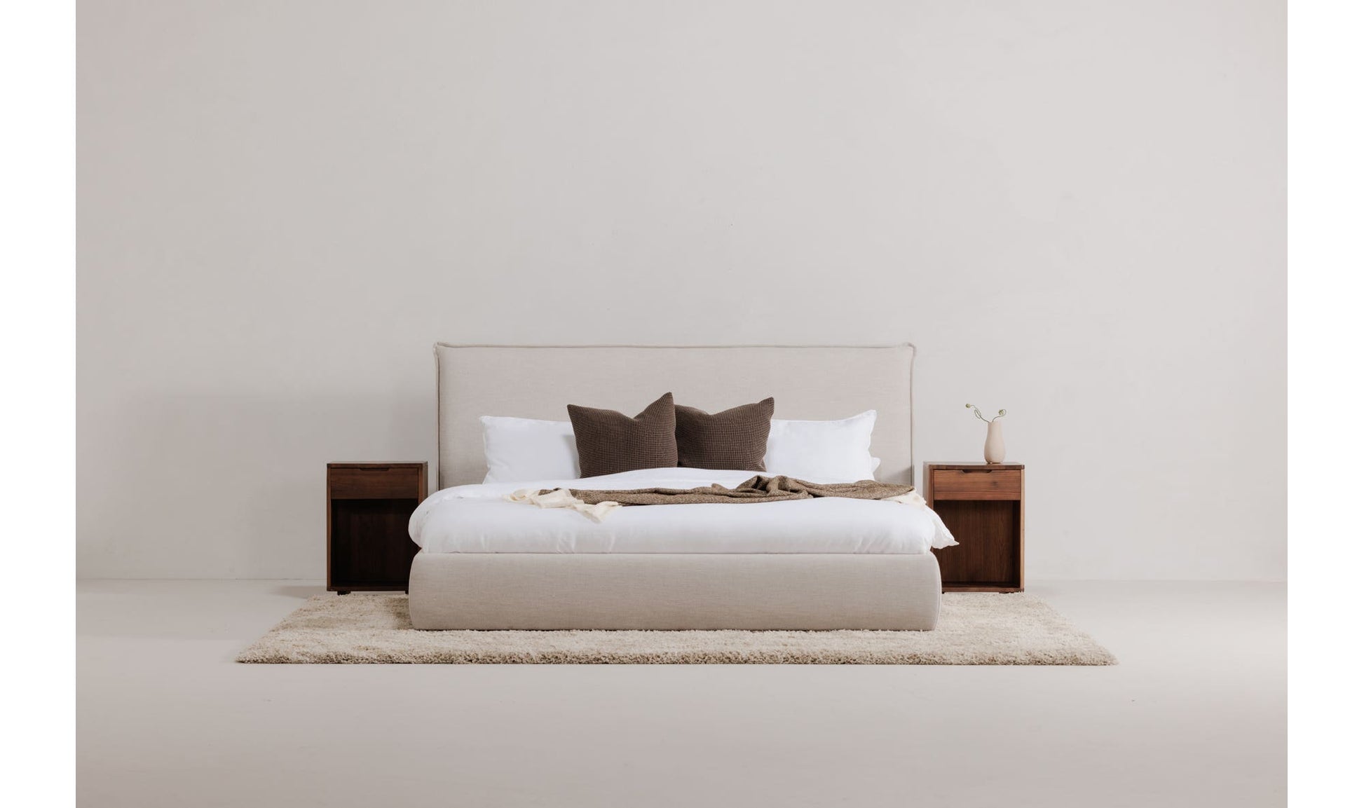 Luzon Queen Bed Wheat by Moe's Home Collection - view 4