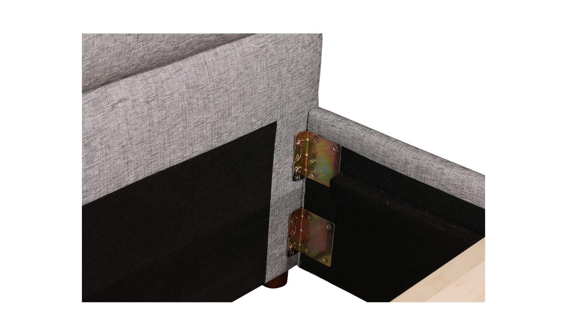 Takio Queen Bed Light Grey by Moe's Home Collection - view 10