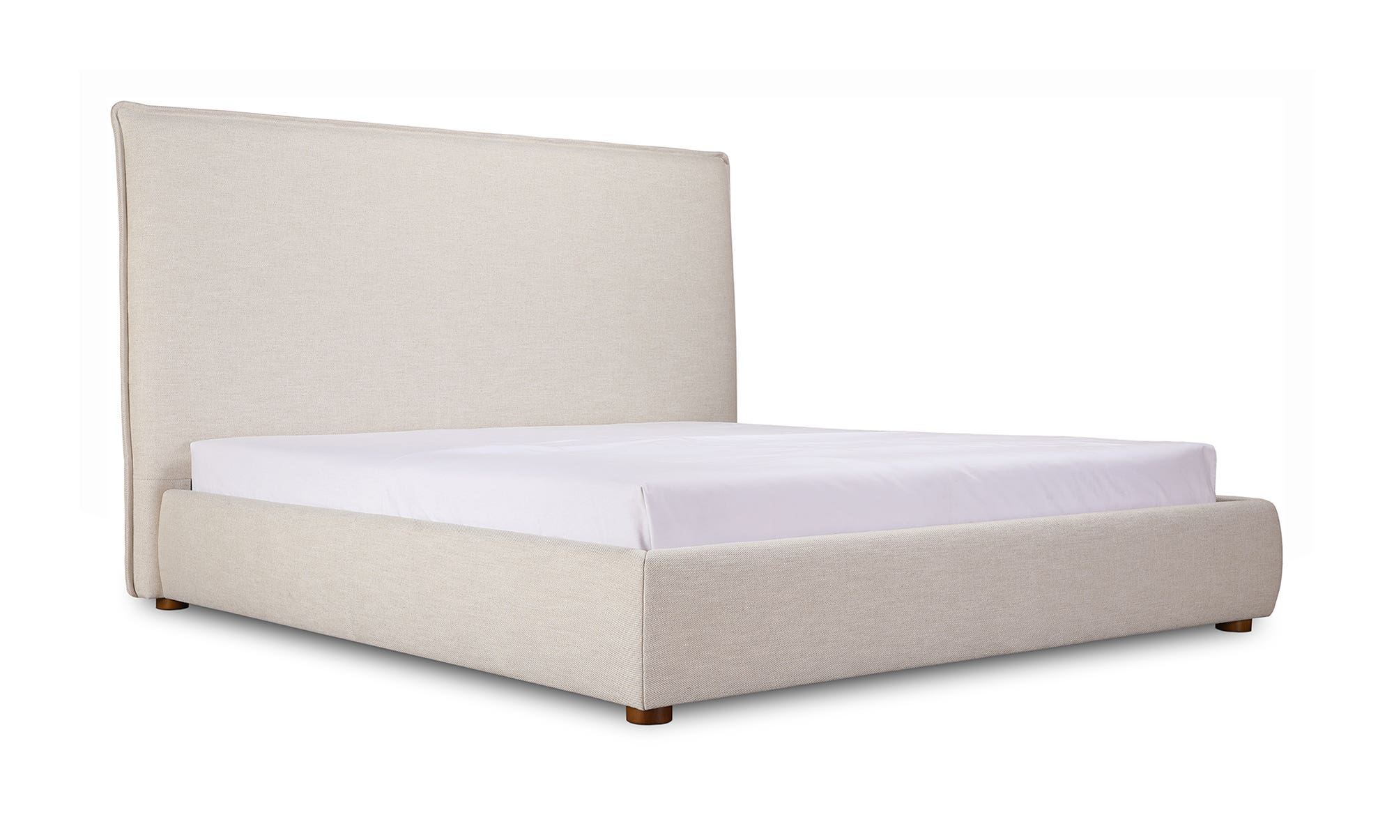 Luzon Queen Bed Tall Headboard Wheat by Moe's Home Collection - view 10