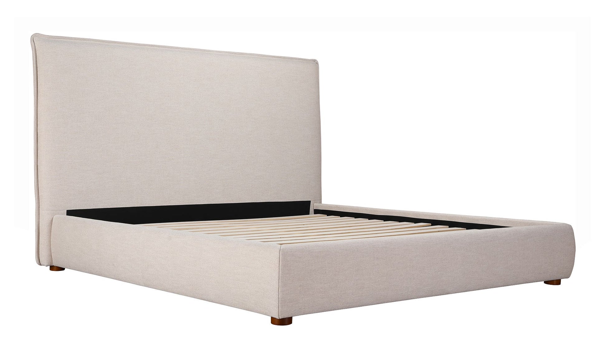 Luzon King Bed Tall Headboard Wheat by Moe's Home Collection - view 7