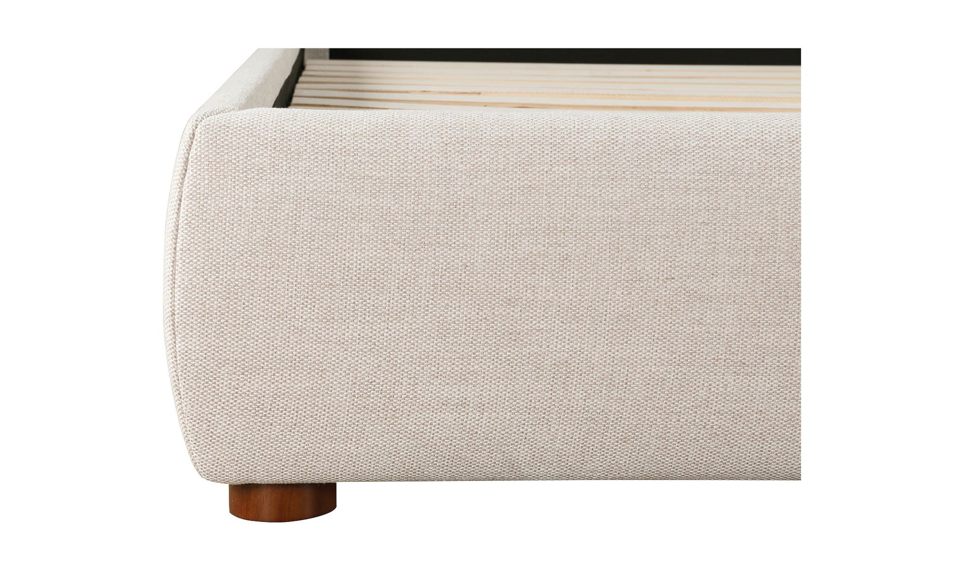 Luzon King Bed Tall Headboard Wheat by Moe's Home Collection - view 14