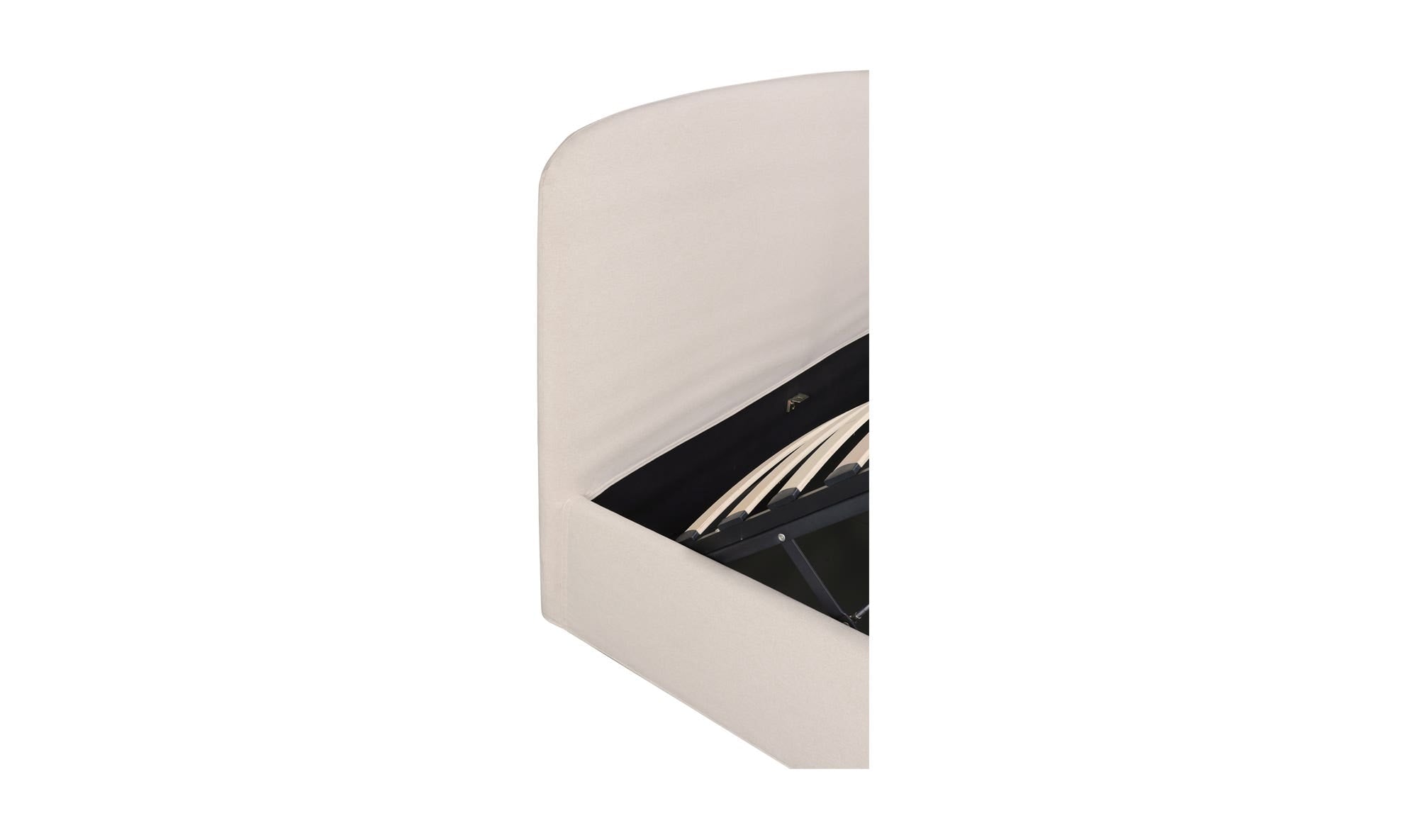 Joan Queen Storage Bed Cream by Moe's Home Collection - view 24