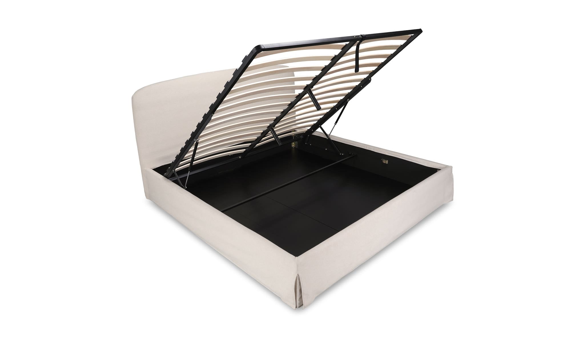 Joan Queen Storage Bed Cream by Moe's Home Collection - view 14