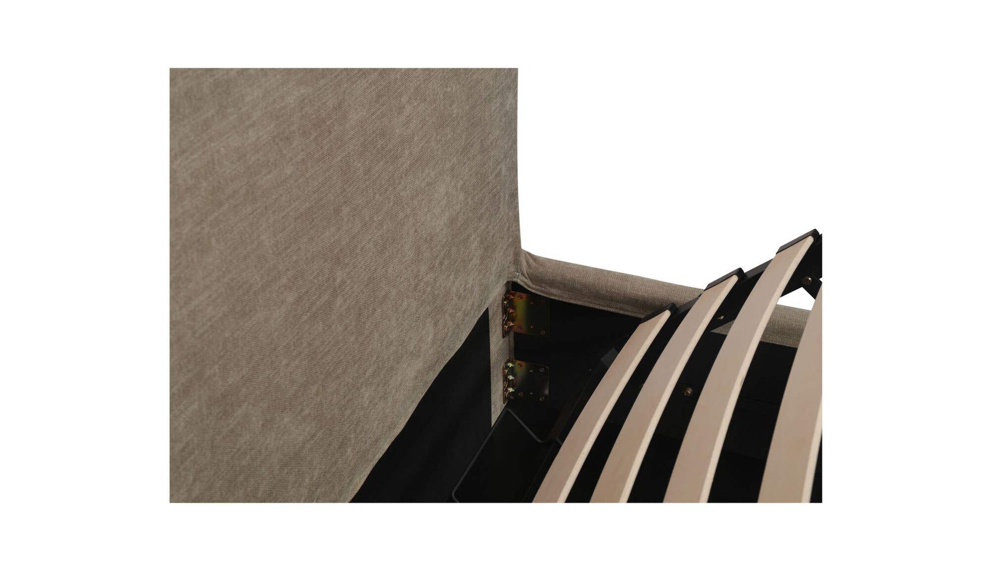 Joan Queen Storage Bed Taupe by Moe's Home Collection - view 11