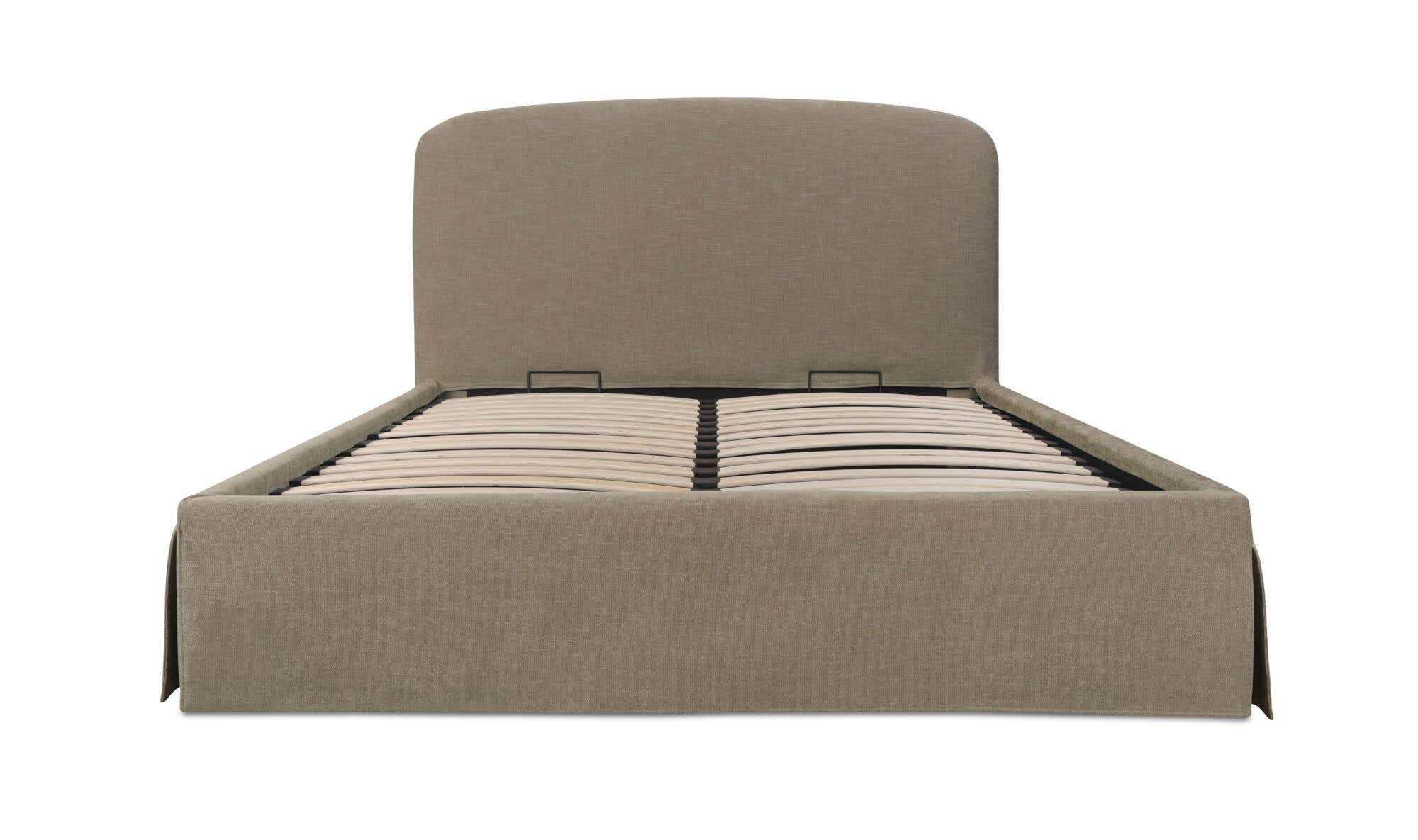 Joan Queen Storage Bed Taupe by Moe's Home Collection - view 5