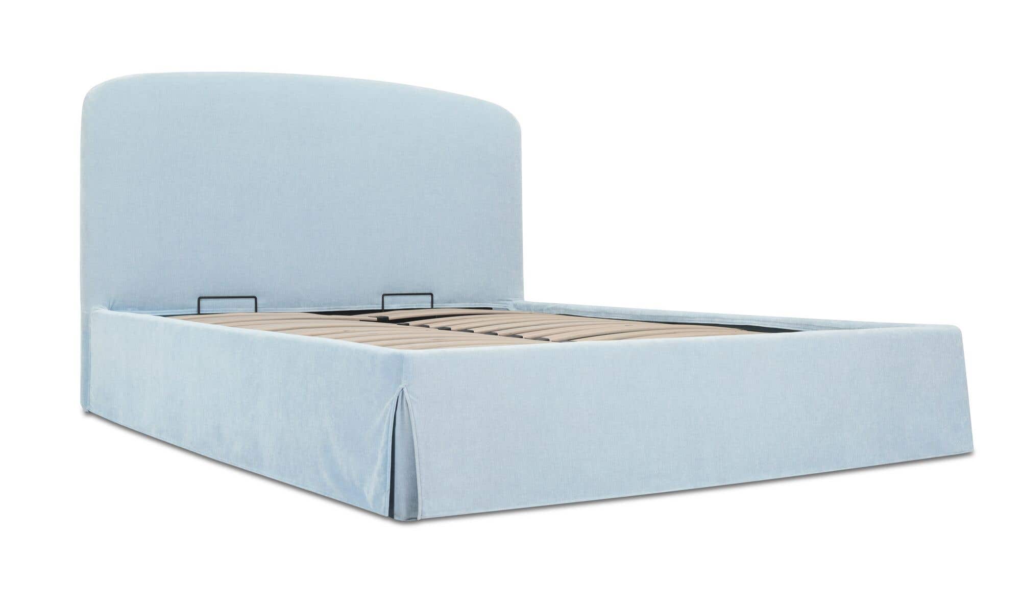 Joan King Storage Bed Light Blue by Moe's Home Collection - view 6