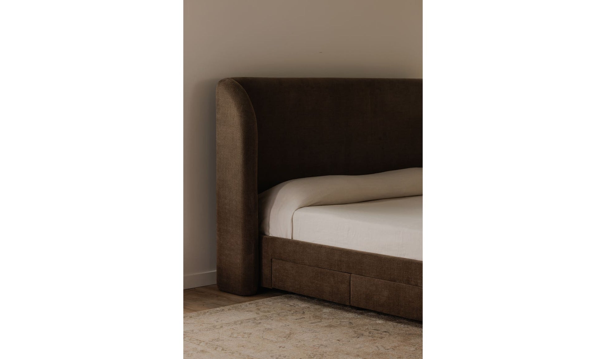 Sophia Queen Storage Bed Brown by Moe's Home Collection - view 8