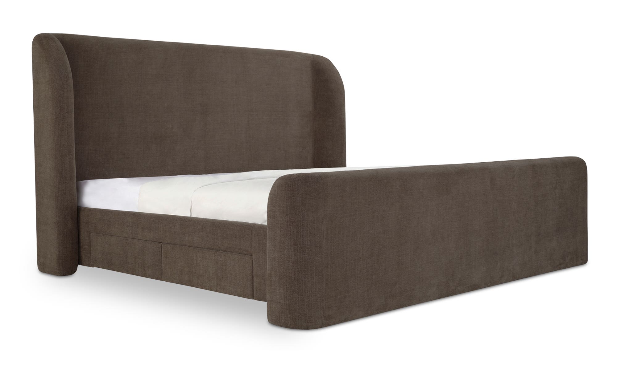 Sophia Queen Storage Bed Brown by Moe's Home Collection - view 6
