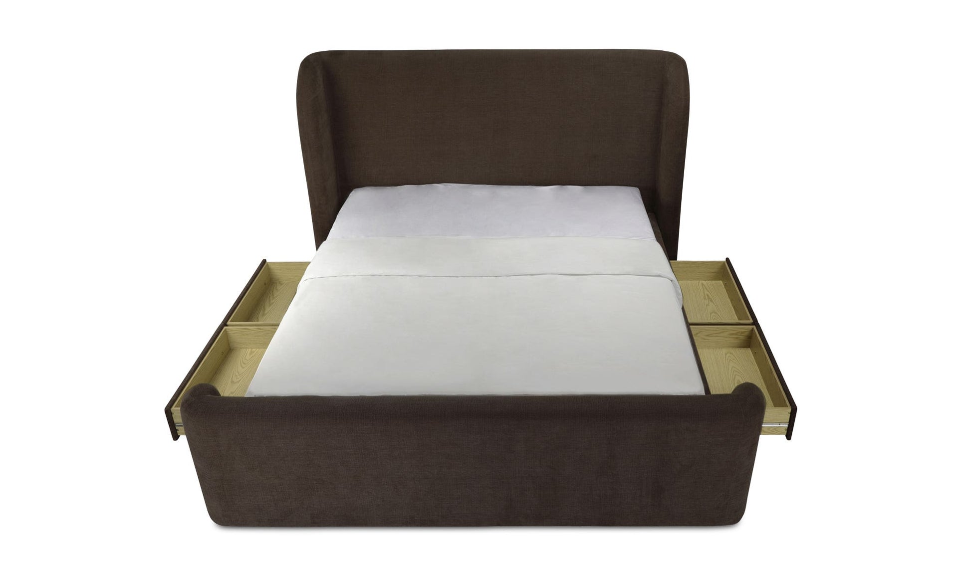 Sophia Queen Storage Bed Brown by Moe's Home Collection - view 11
