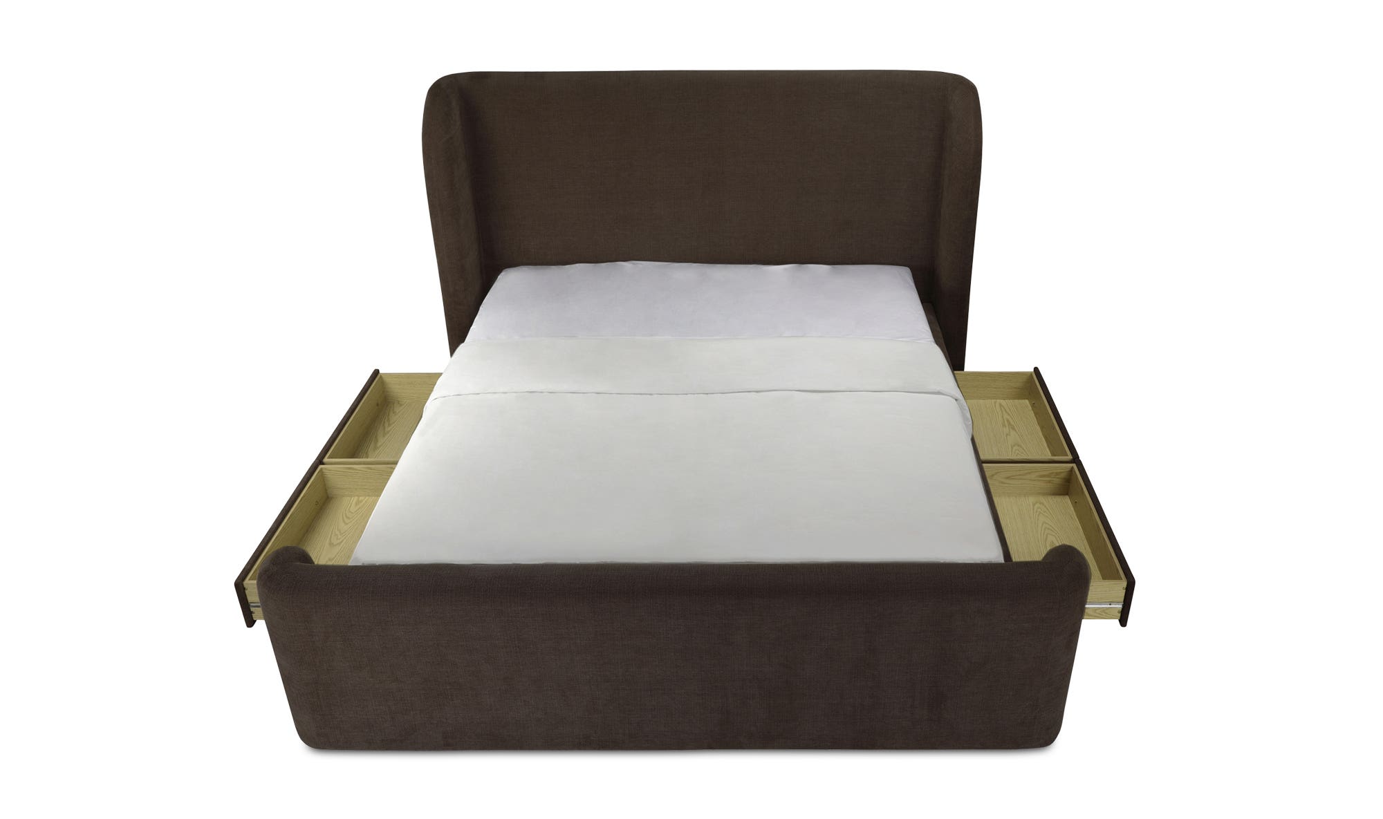 Sophia Queen Storage Bed Brown by Moe's Home Collection - view 11
