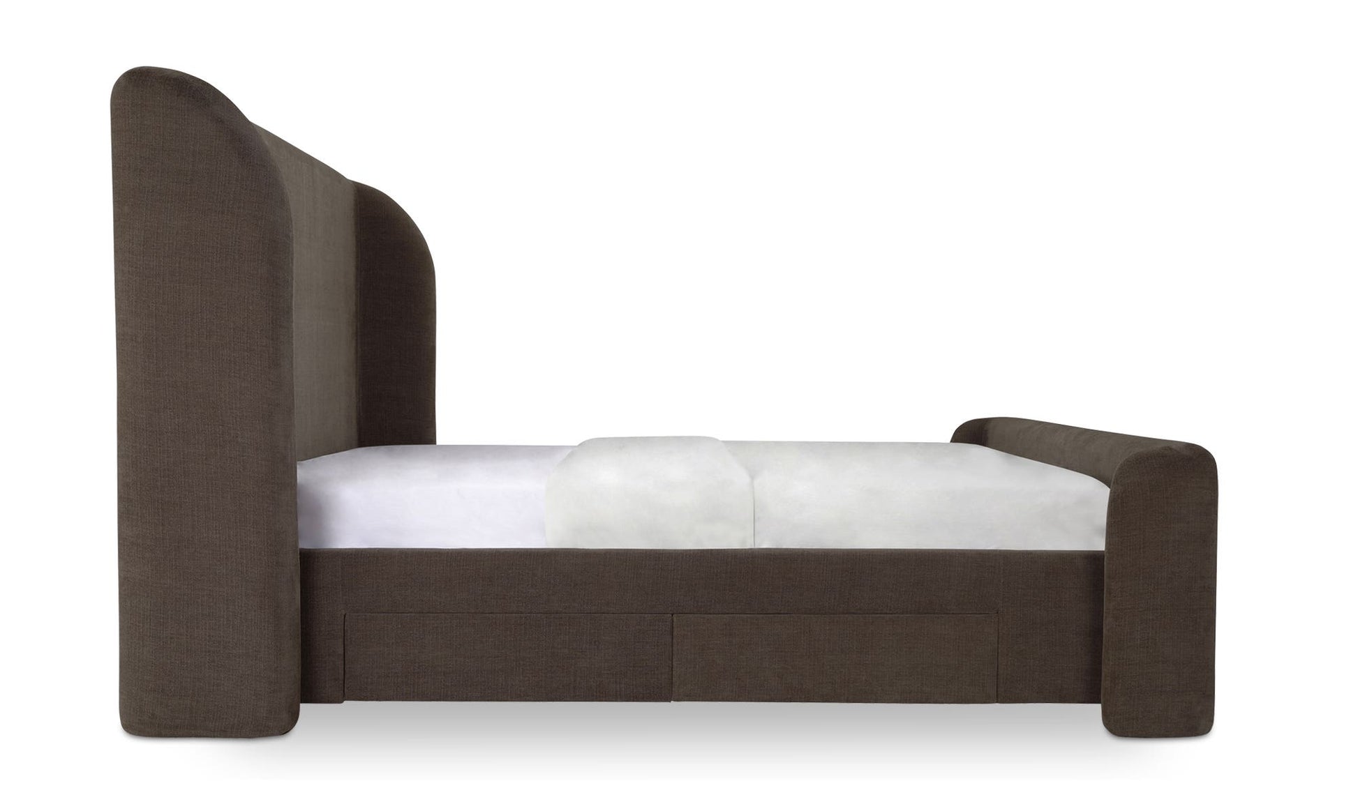 Sophia Queen Storage Bed Brown by Moe's Home Collection - view 12
