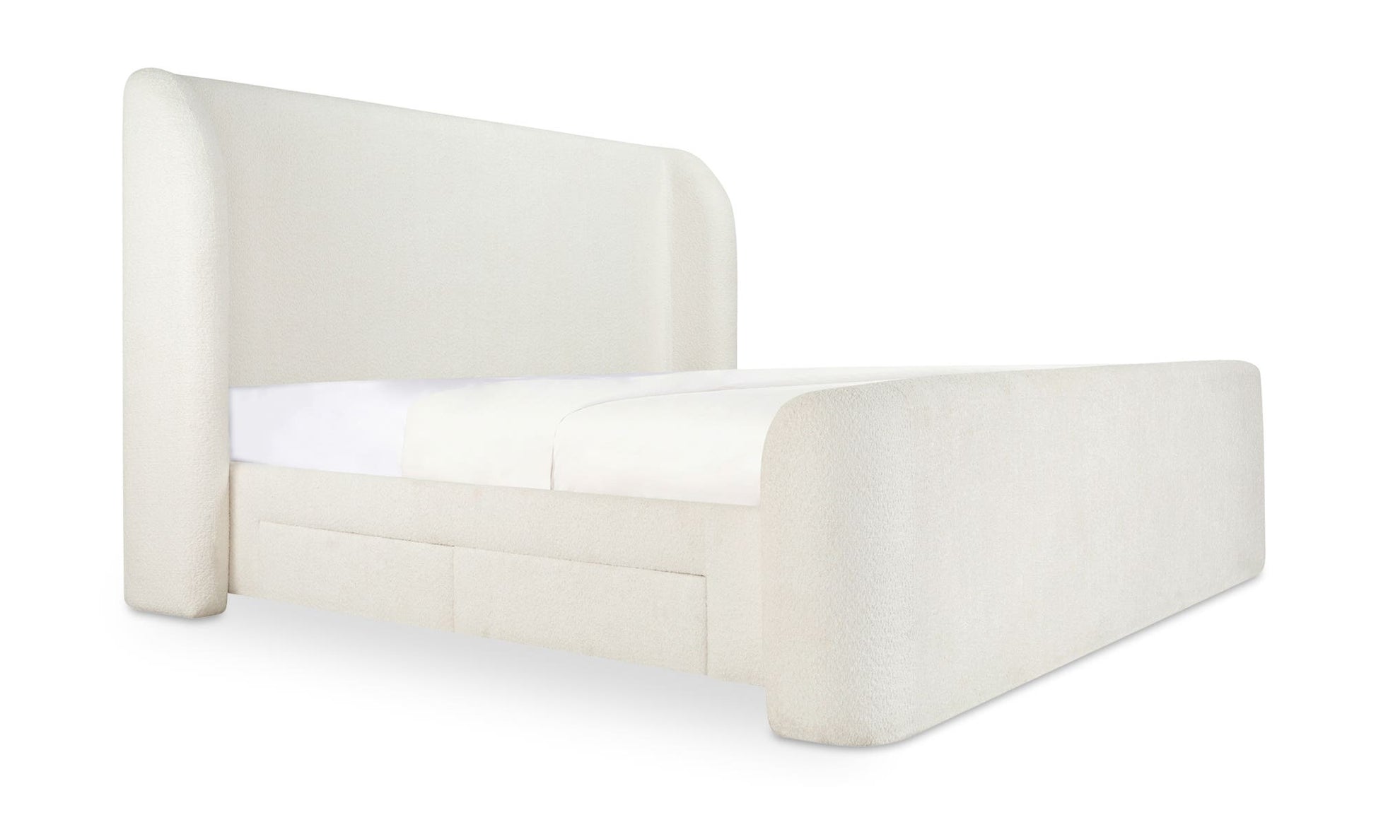 Sophia Queen Storage Bed Cream by Moe's Home Collection - view 6