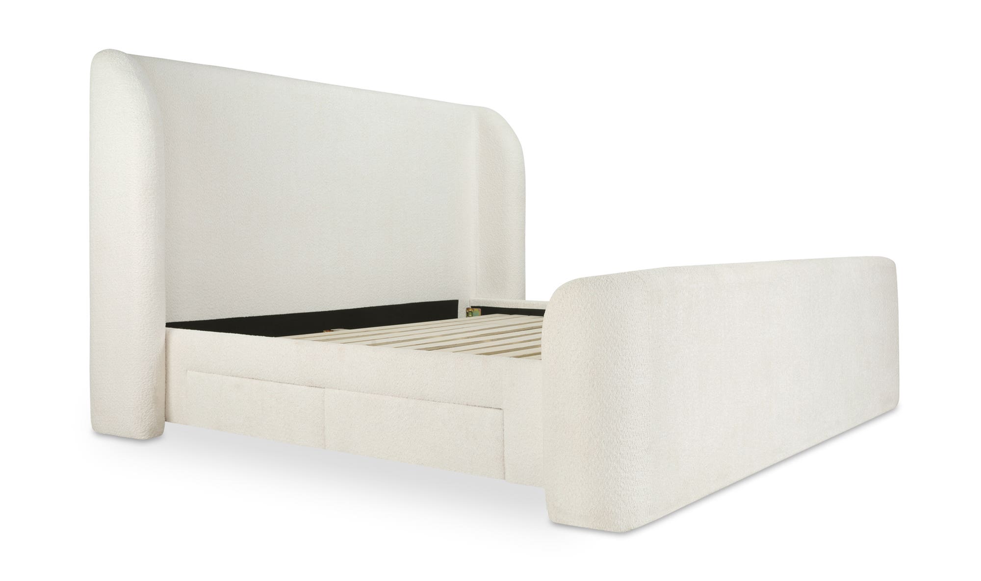 Sophia Queen Storage Bed Cream by Moe's Home Collection - view 12