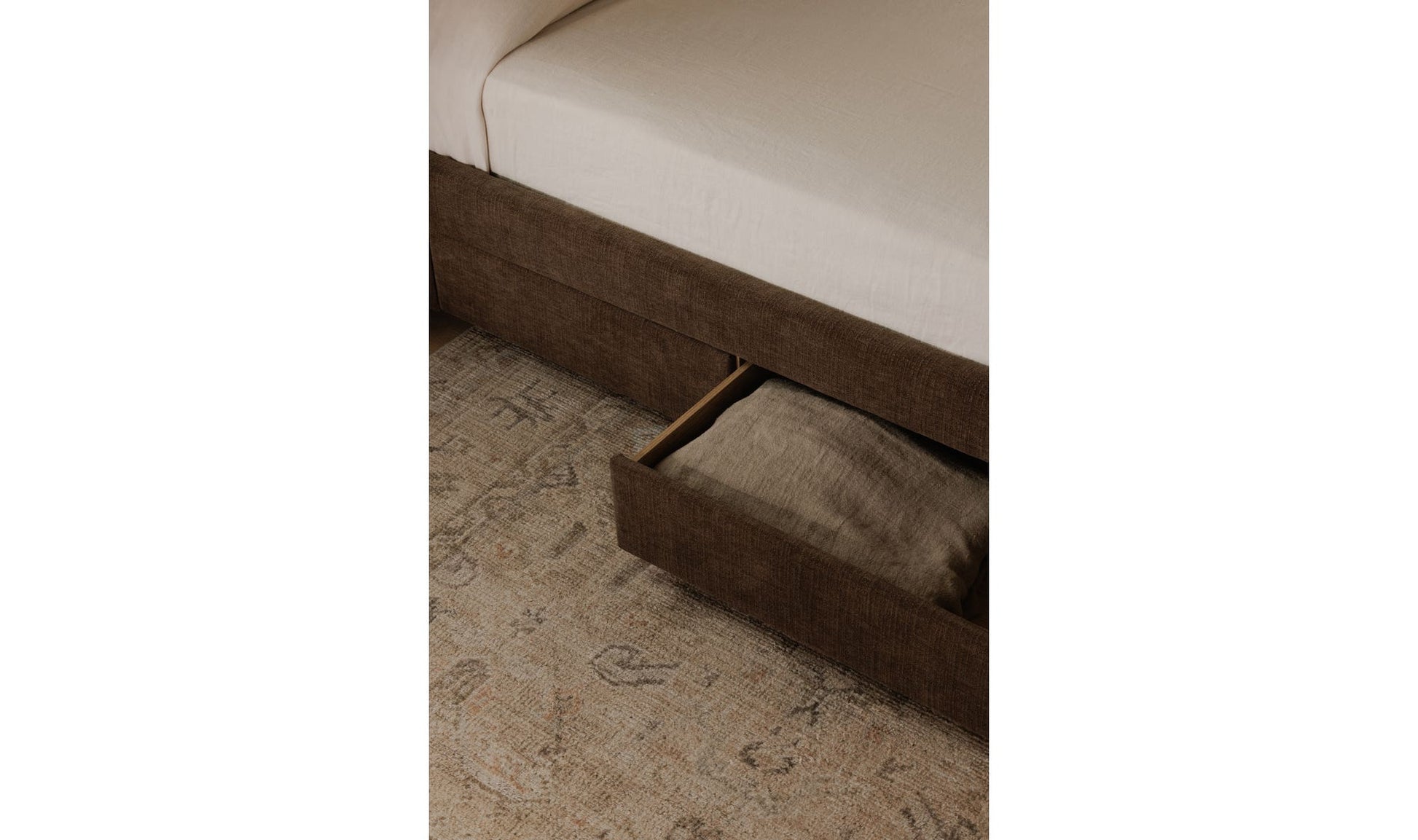 Sophia King Storage Bed Brown by Moe's Home Collection - view 9