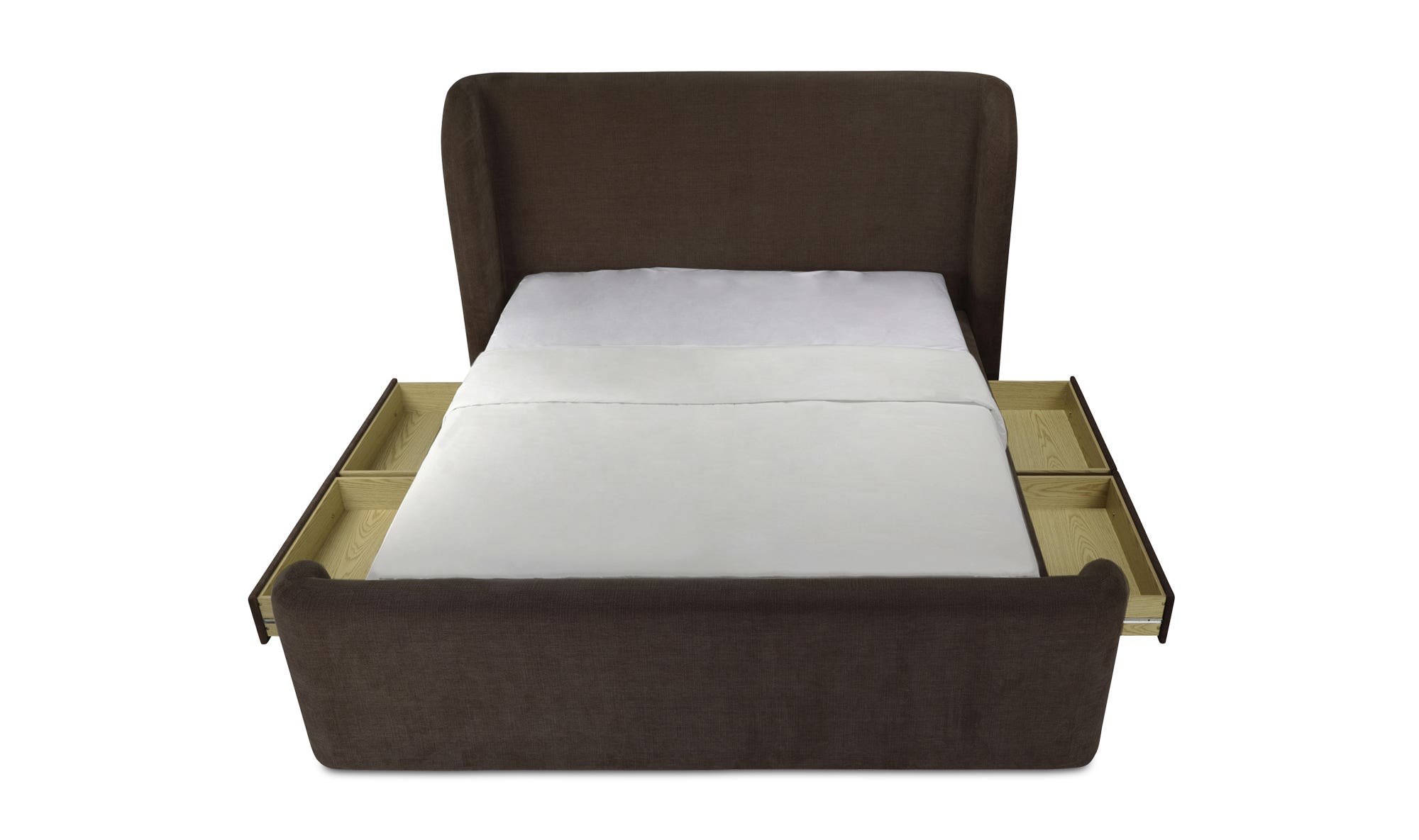 Sophia King Storage Bed Brown by Moe's Home Collection - view 11