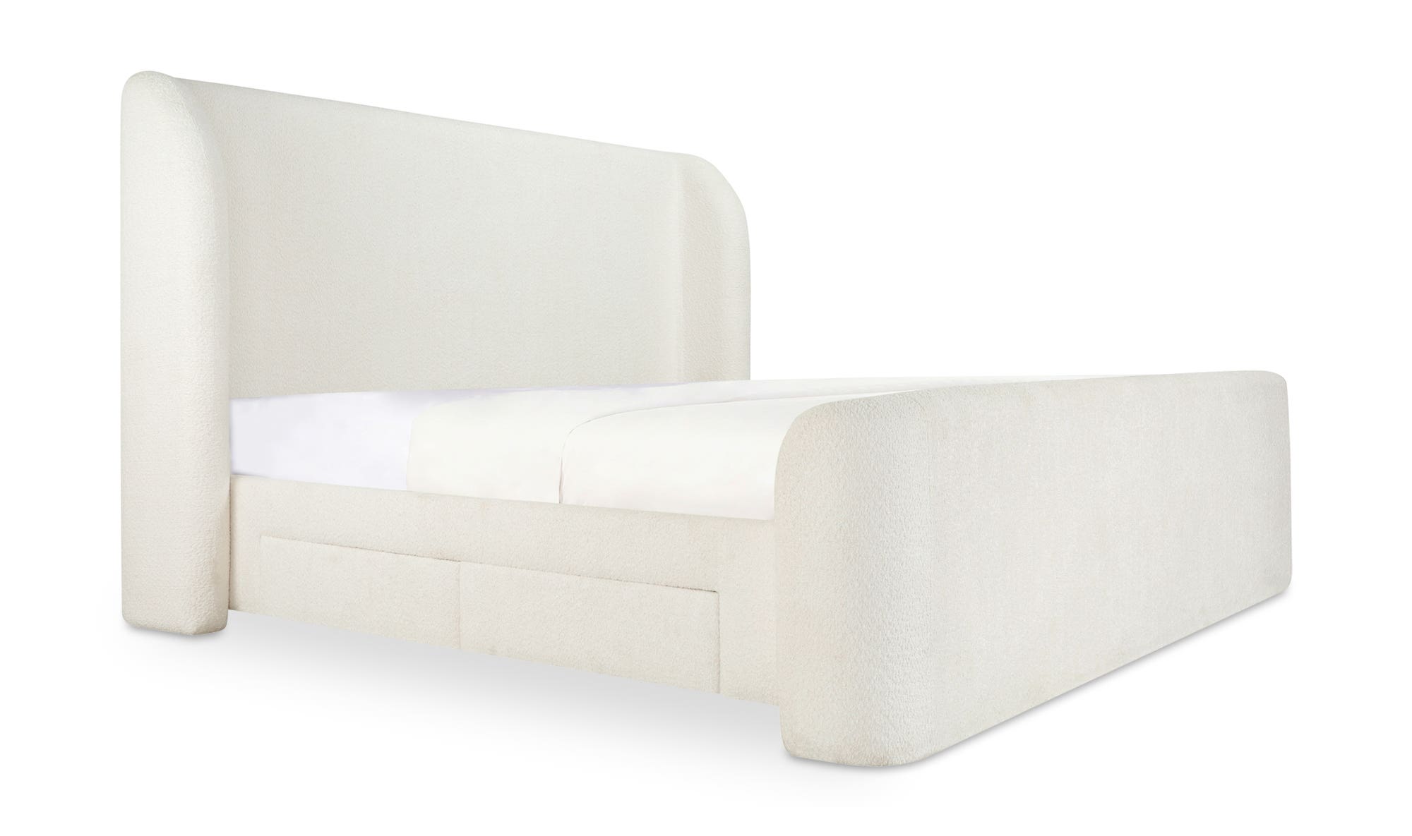 Sophia King Storage Bed Cream by Moe's Home Collection - view 6