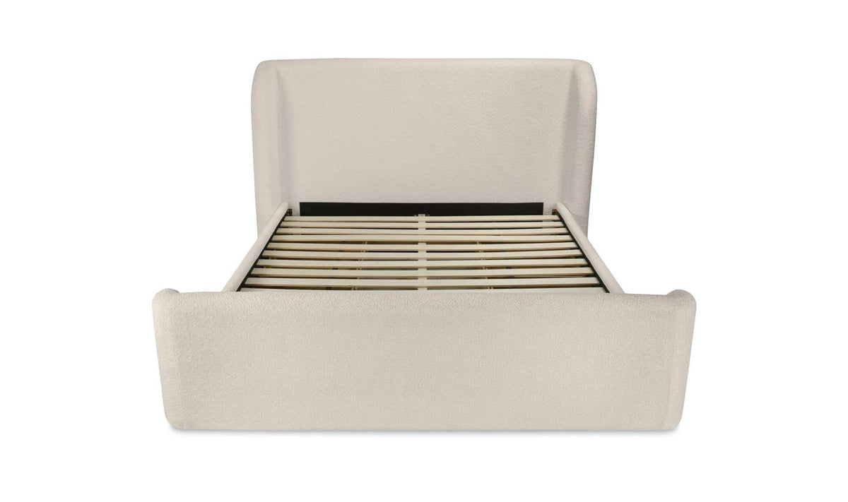 Sophia King Storage Bed Cream Chenille by Moe's Home Collection - view 6