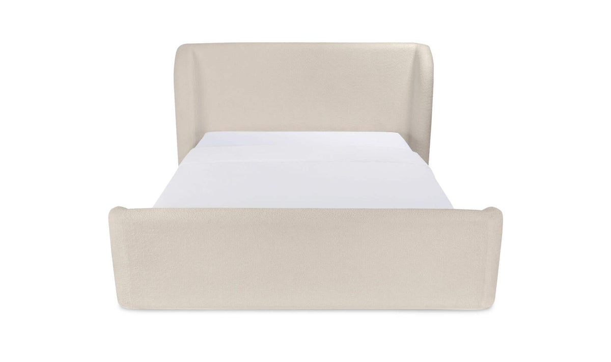 Sophia King Storage Bed Cream Chenille by Moe's Home Collection - view 5
