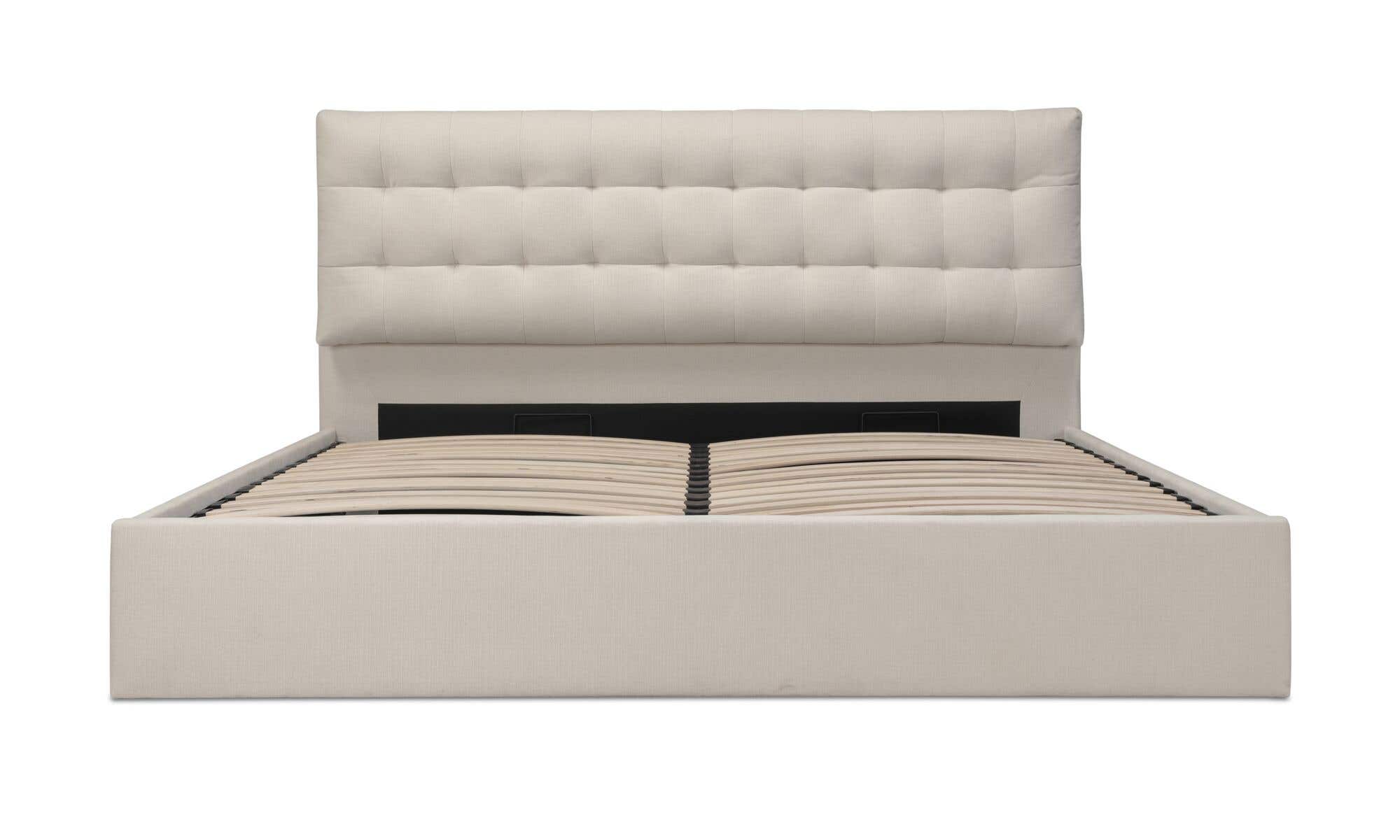 Sebastion King Storage Bed Cream by Moe's Home Collection - view 11