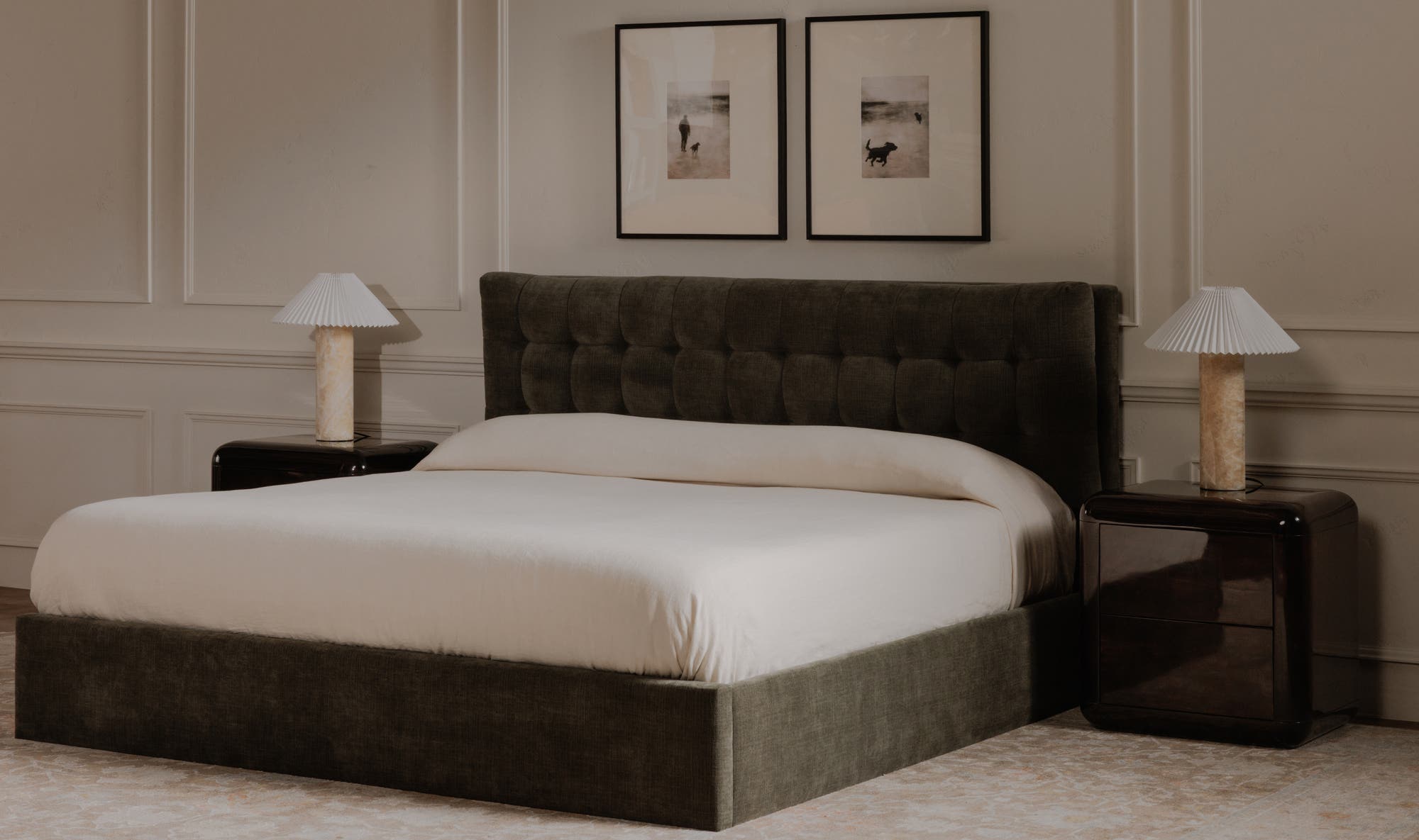 Sebastion King Storage Bed Green by Moe's Home Collection - view 8