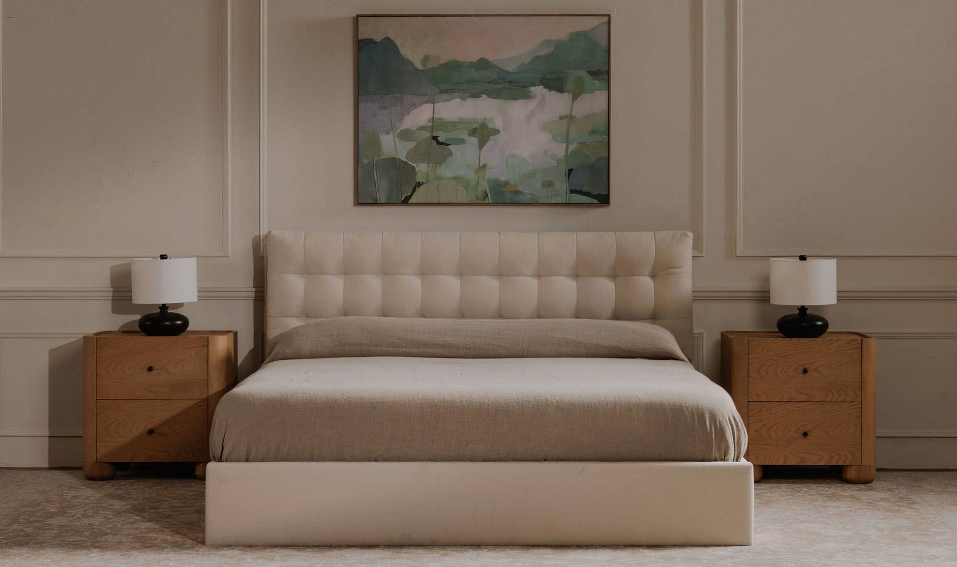 Sebastion Queen Storage Bed Cream by Moe's Home Collection - view 7