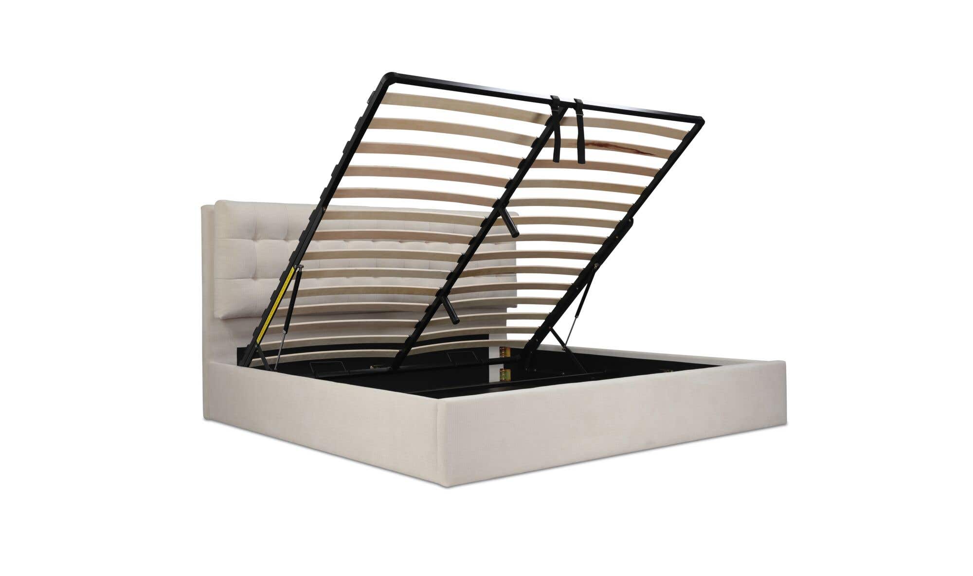 Sebastion Queen Storage Bed Cream by Moe's Home Collection - view 14