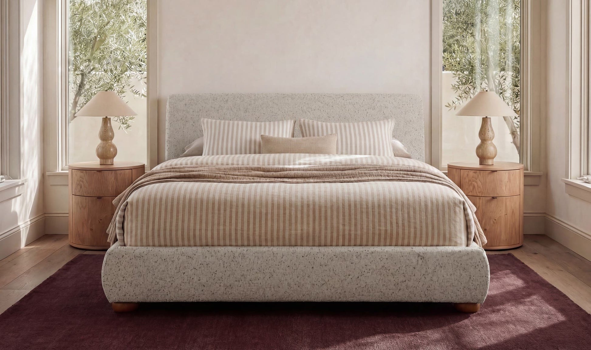 Beau King Storage Bed Speckled Light Grey by Moe's Home Collection - view 7
