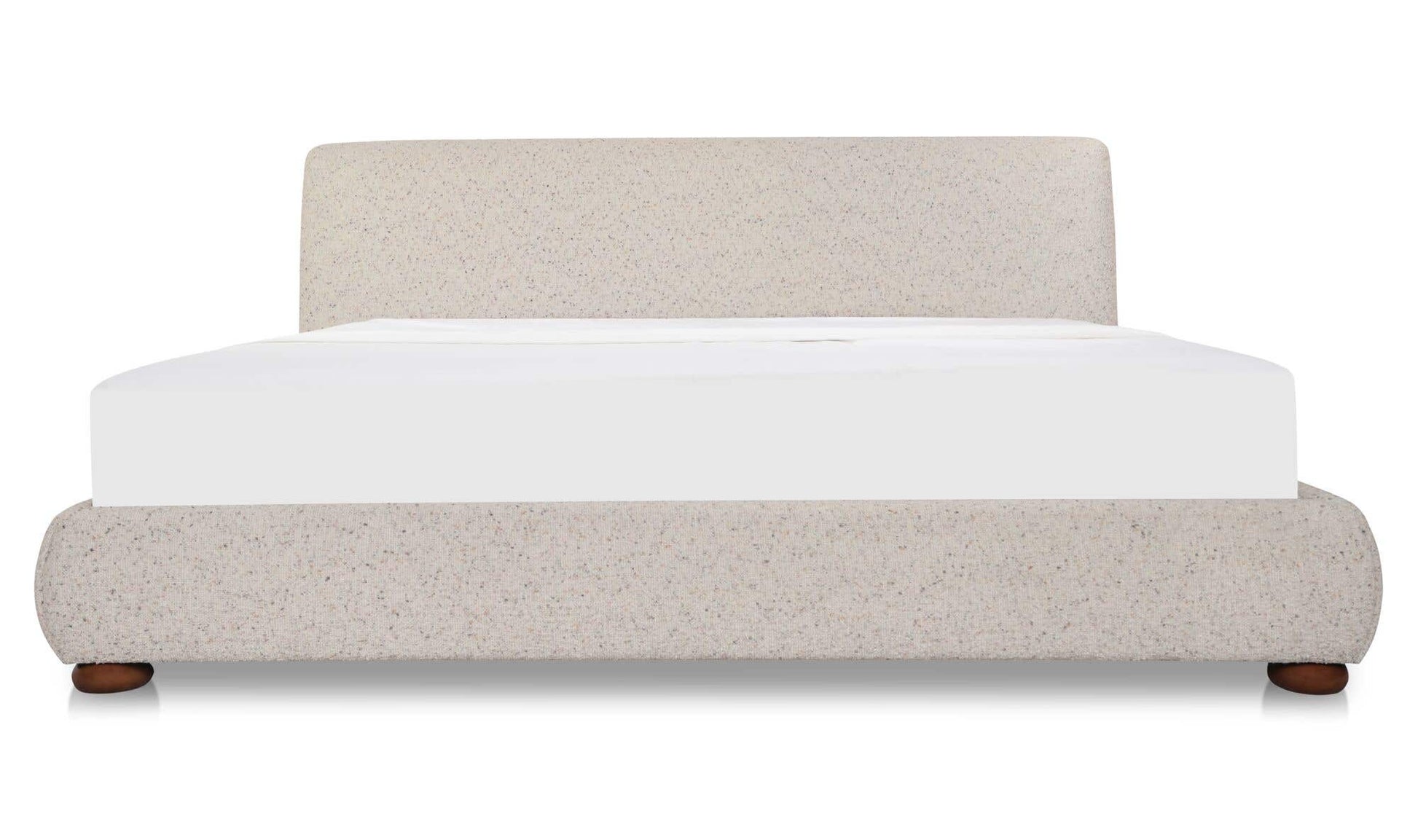 Beau King Storage Bed Speckled Light Grey by Moe's Home Collection - view 5