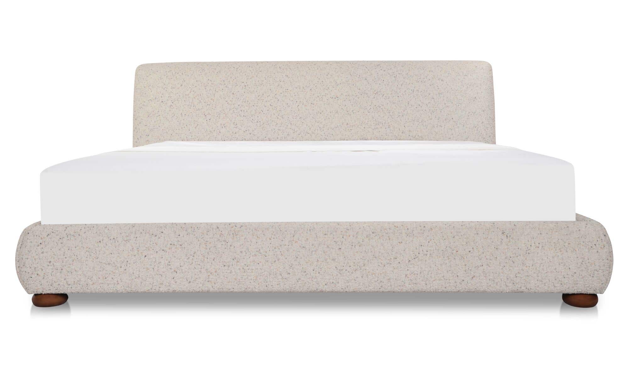 Beau King Storage Bed Speckled Light Grey by Moe's Home Collection - view 5