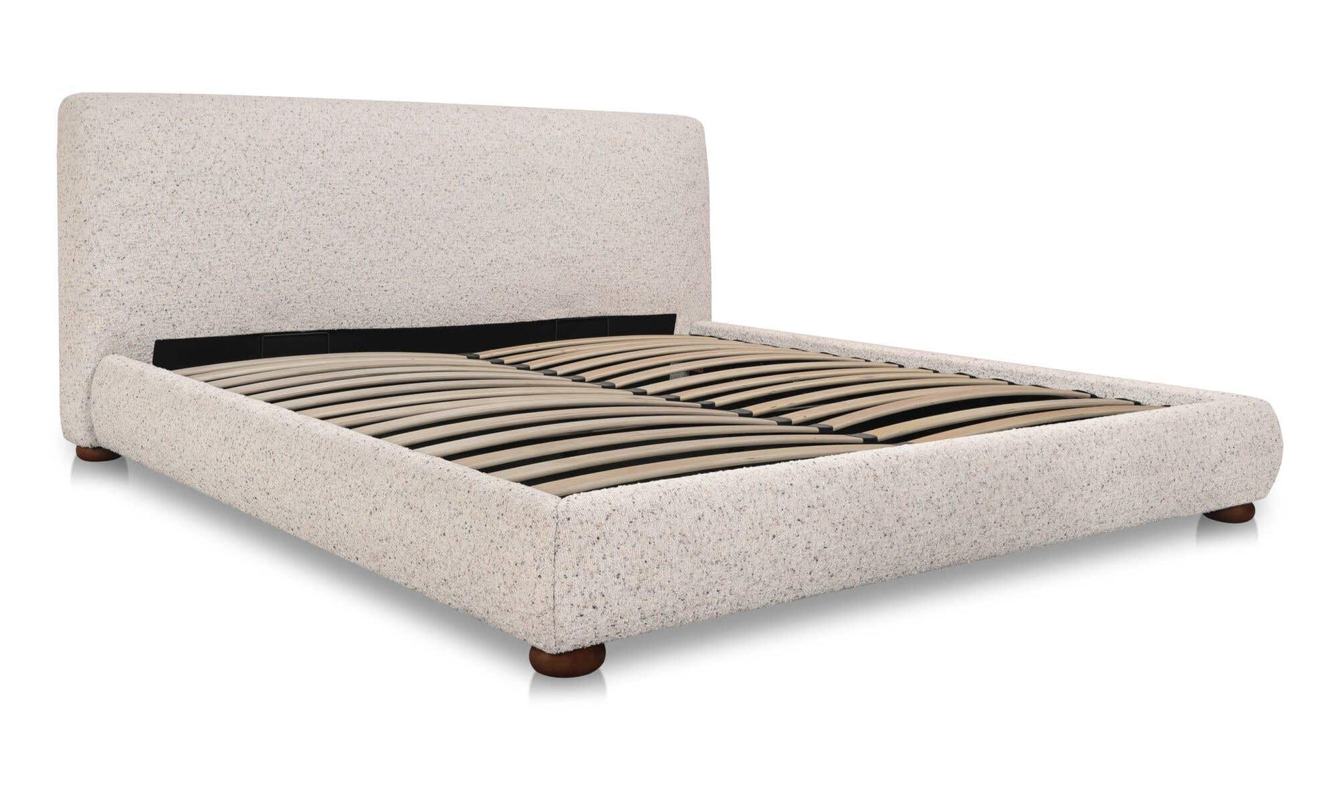 Beau Queen Storage Bed Speckled Light Grey by Moe's Home Collection - view 10