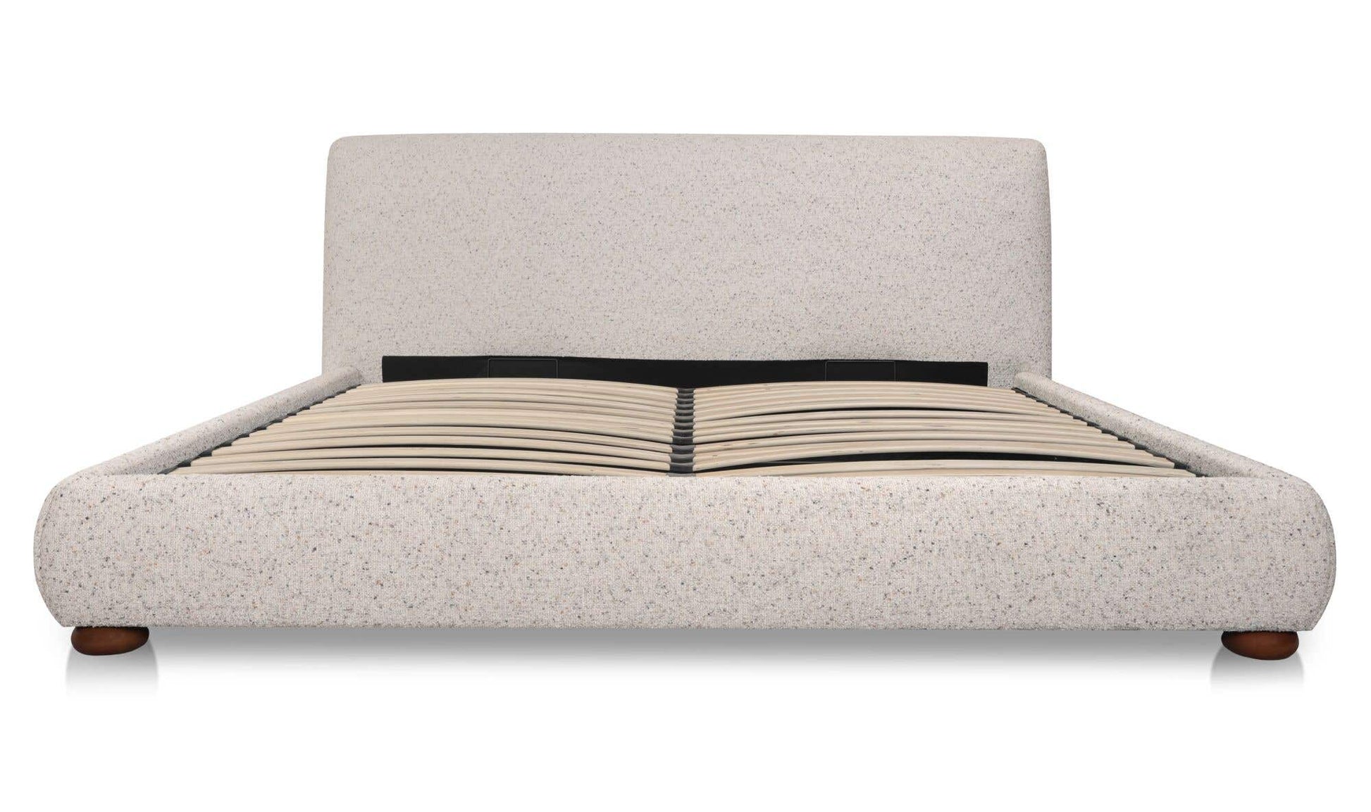 Beau Queen Storage Bed Speckled Light Grey by Moe's Home Collection - view 8