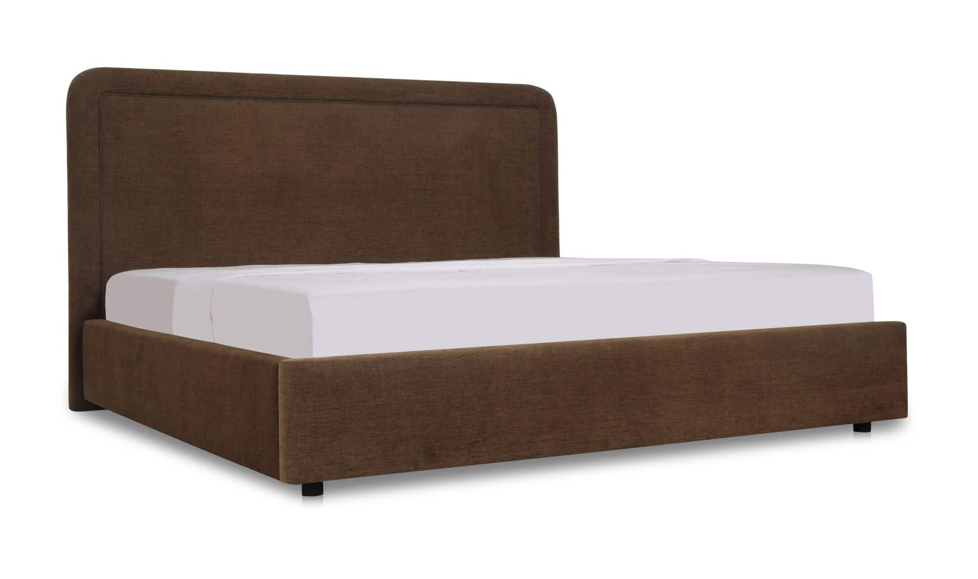 Simon Queen Storage Bed Brown by Moe's Home Collection - view 6