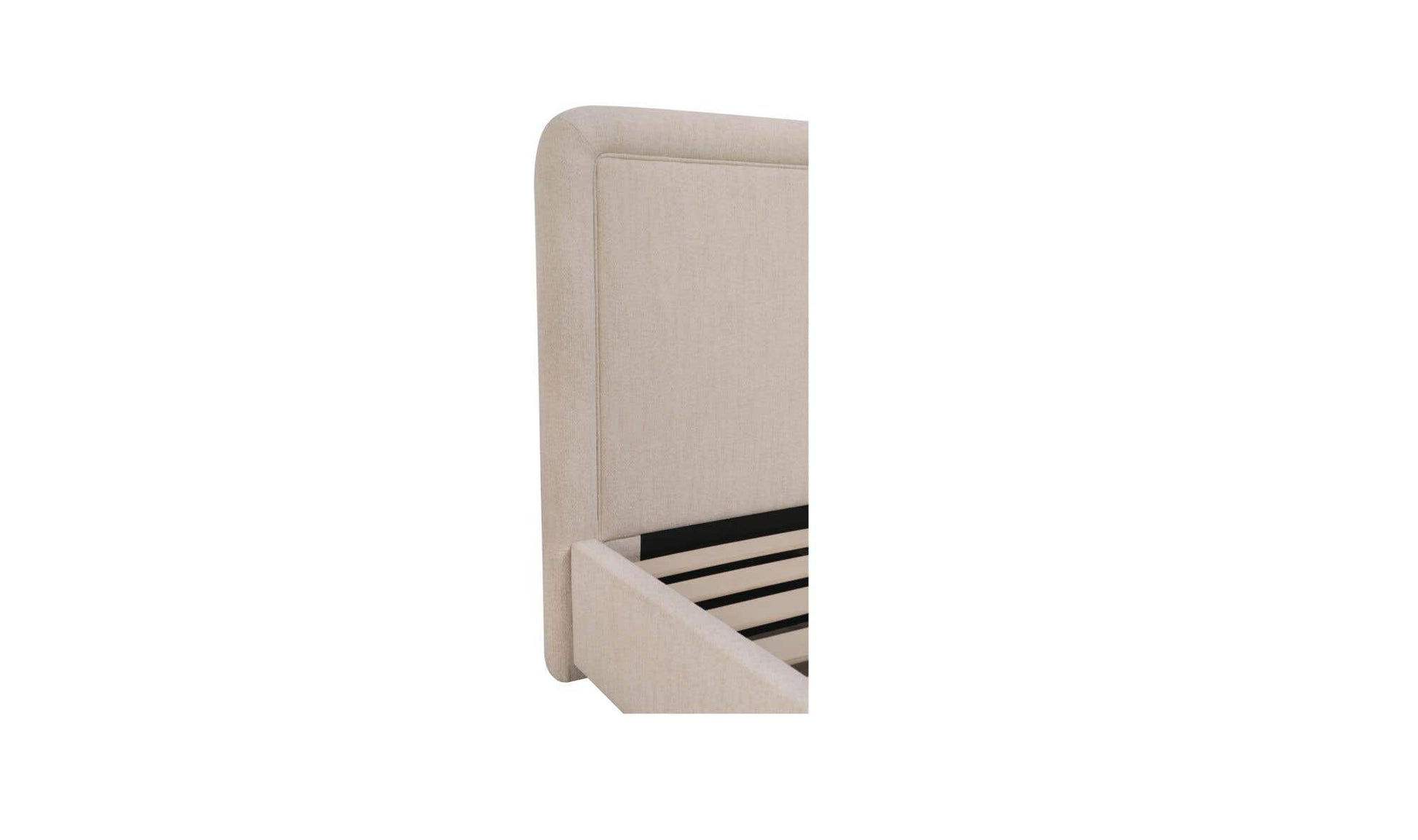 Simon Queen Storage Bed Flecked Beige by Moe's Home Collection - view 11