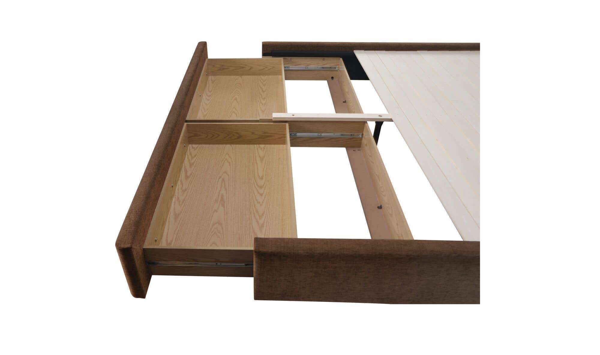 Simon King Storage Bed Brown by Moe's Home Collection - view 10
