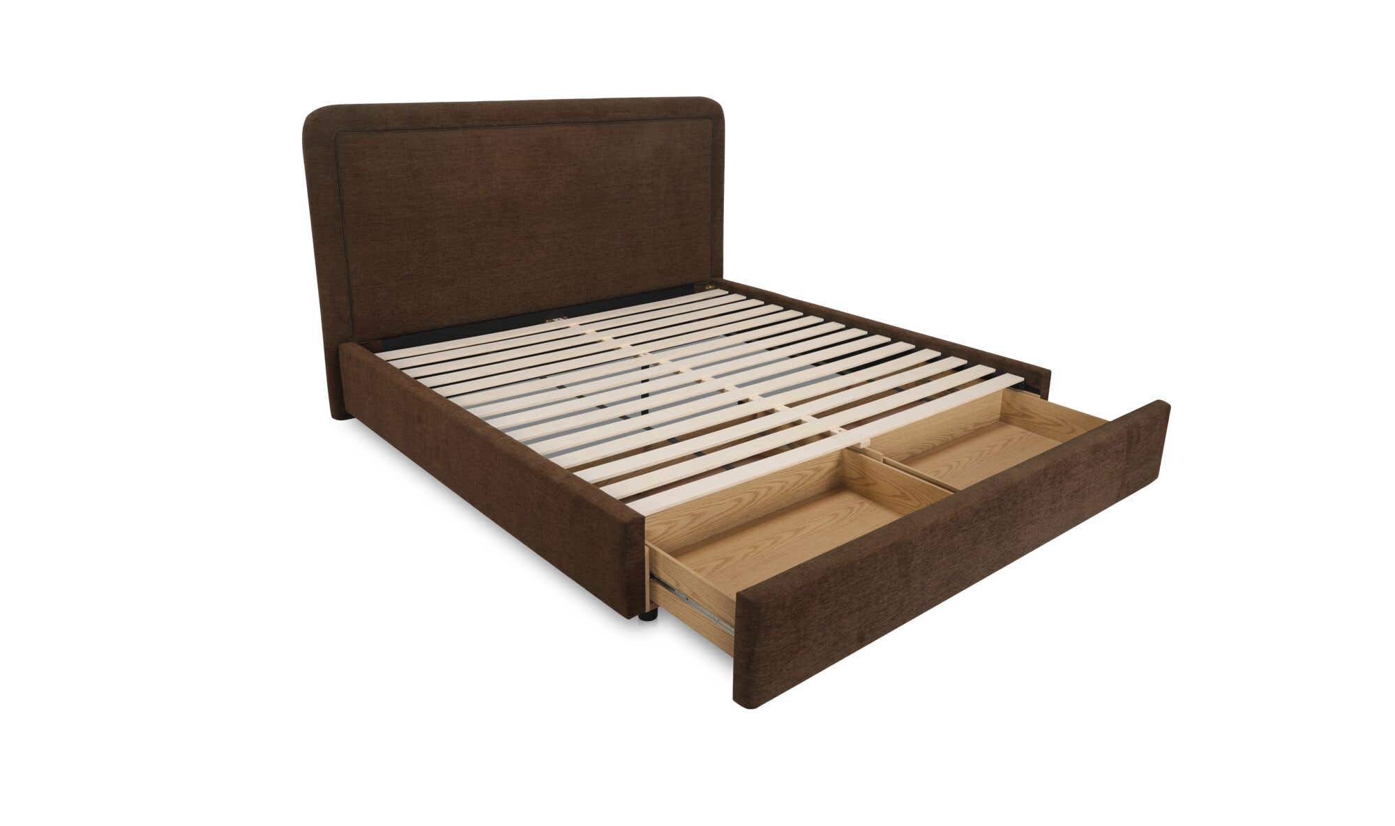 Simon King Storage Bed Brown by Moe's Home Collection - view 7