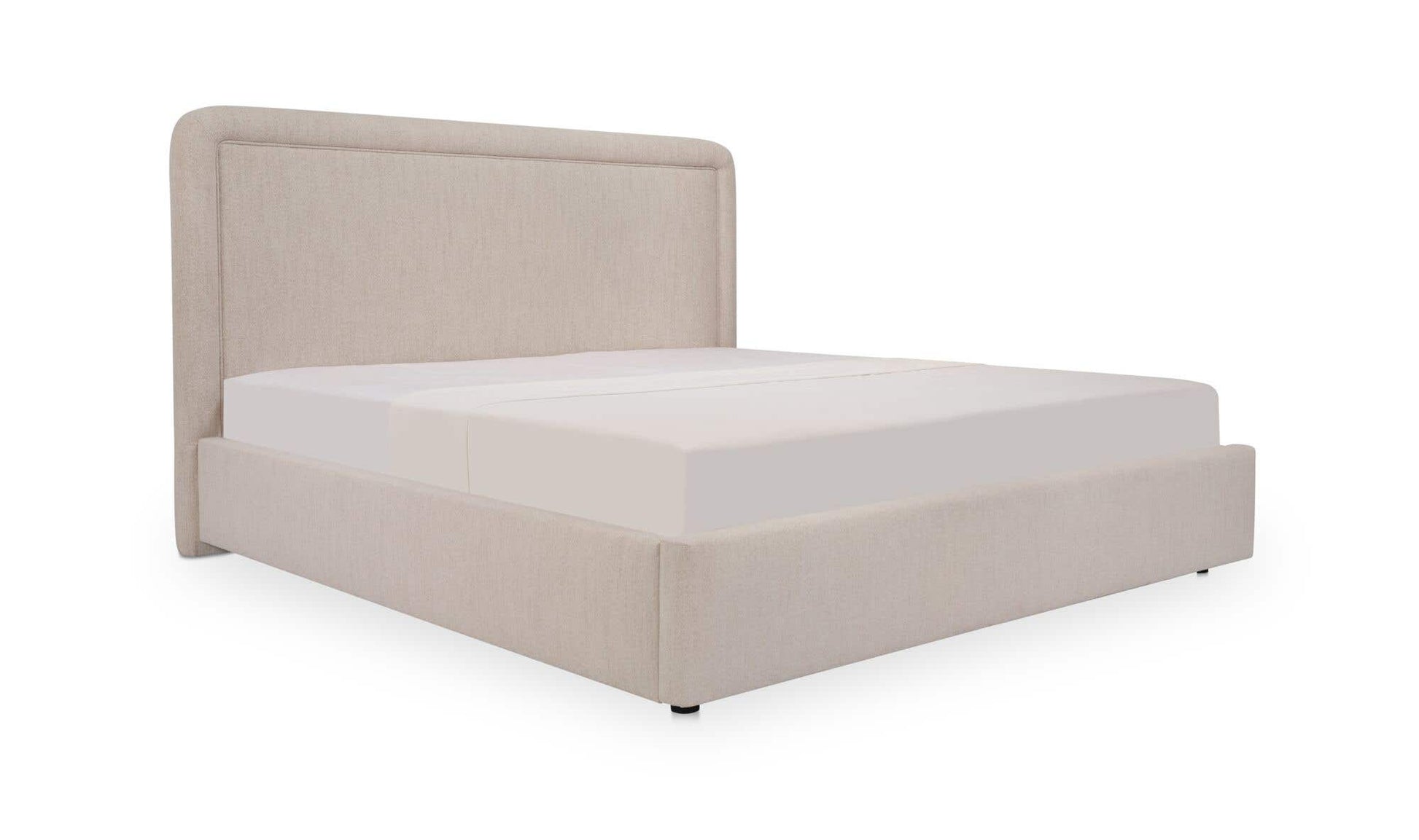 Simon King Storage Bed Flecked Beige by Moe's Home Collection - view 7