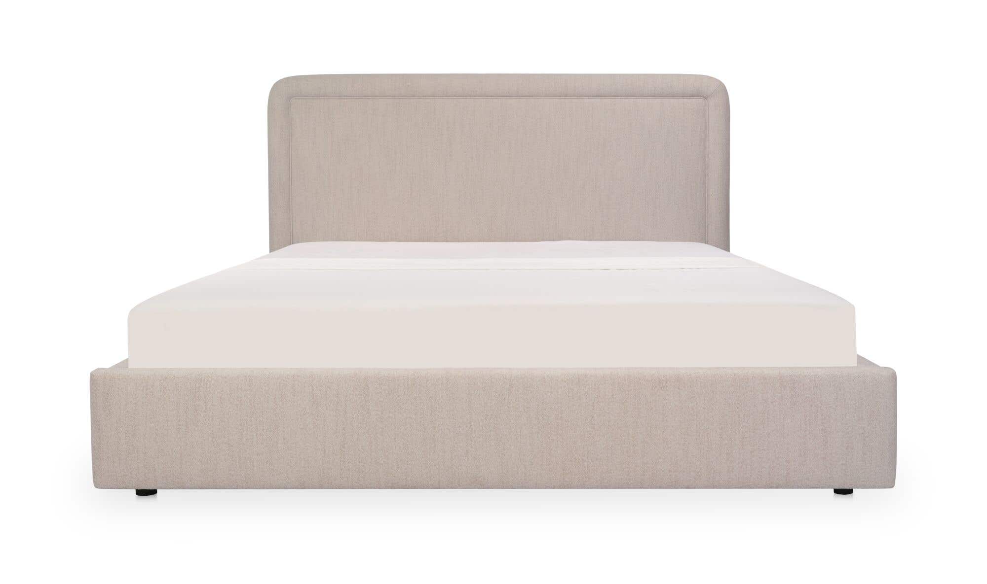 Simon King Storage Bed Flecked Beige by Moe's Home Collection - view 4
