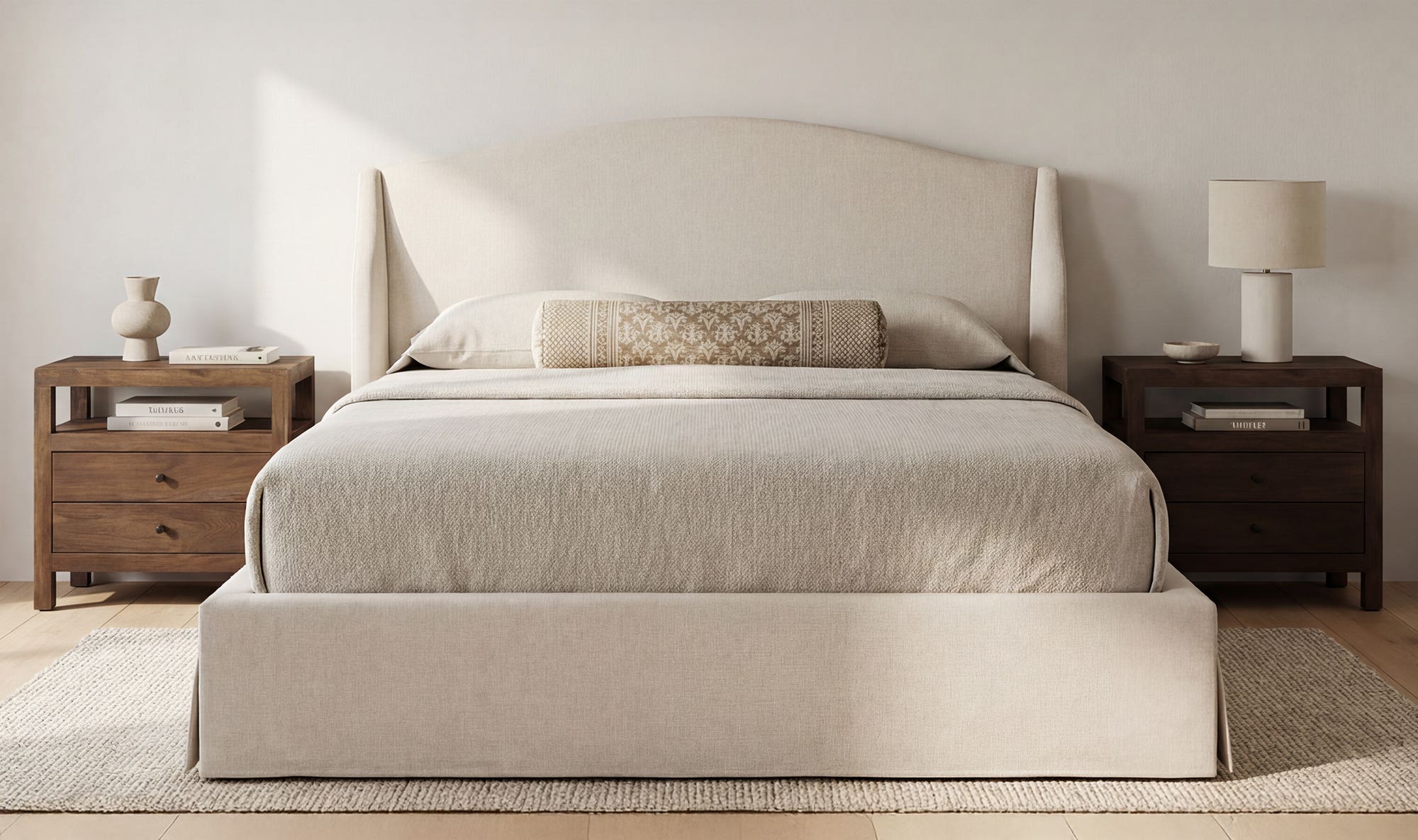 Weston Queen Storage Bed Cream by Moe's Home Collection - view 4