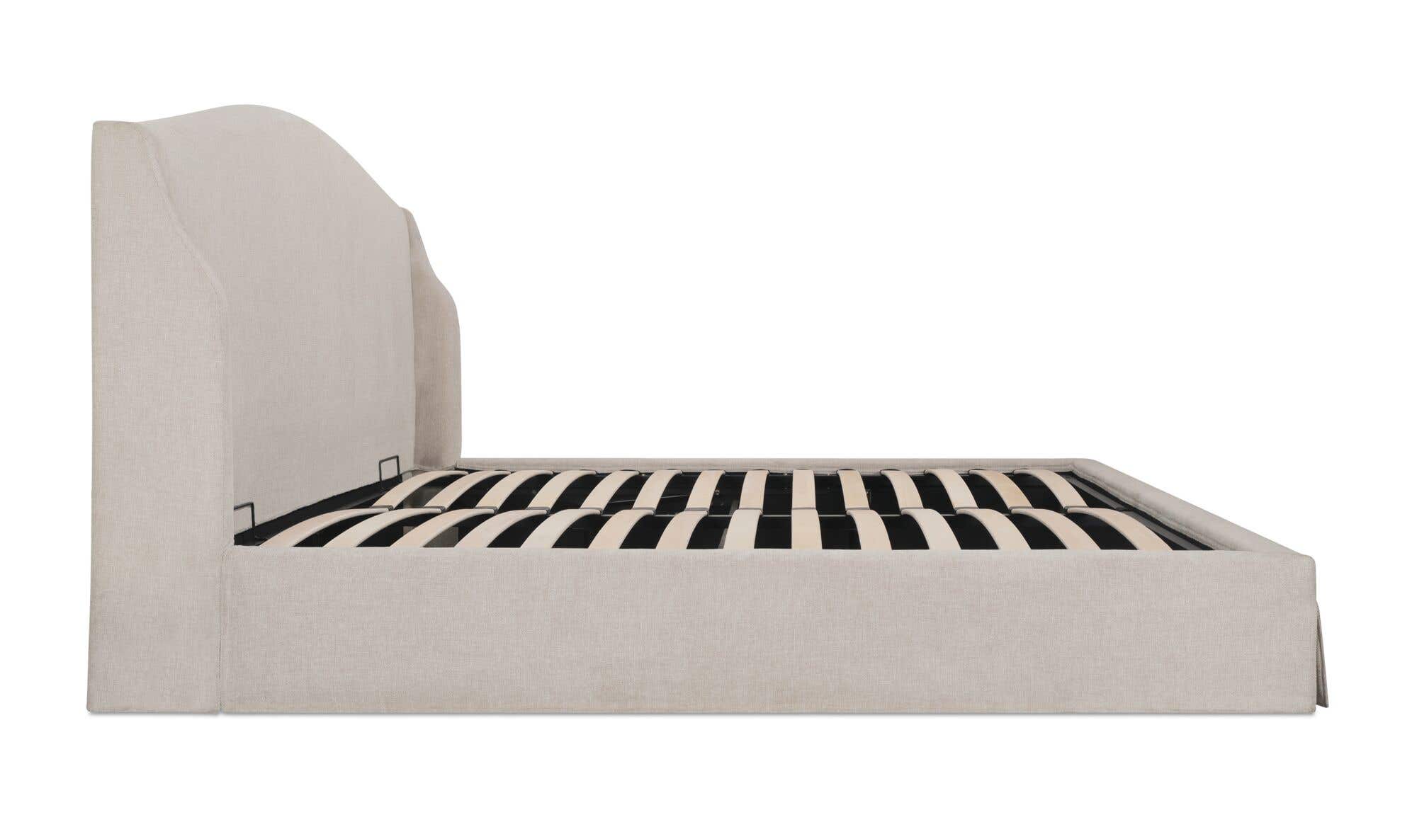 Weston Queen Storage Bed Cream by Moe's Home Collection - view 9